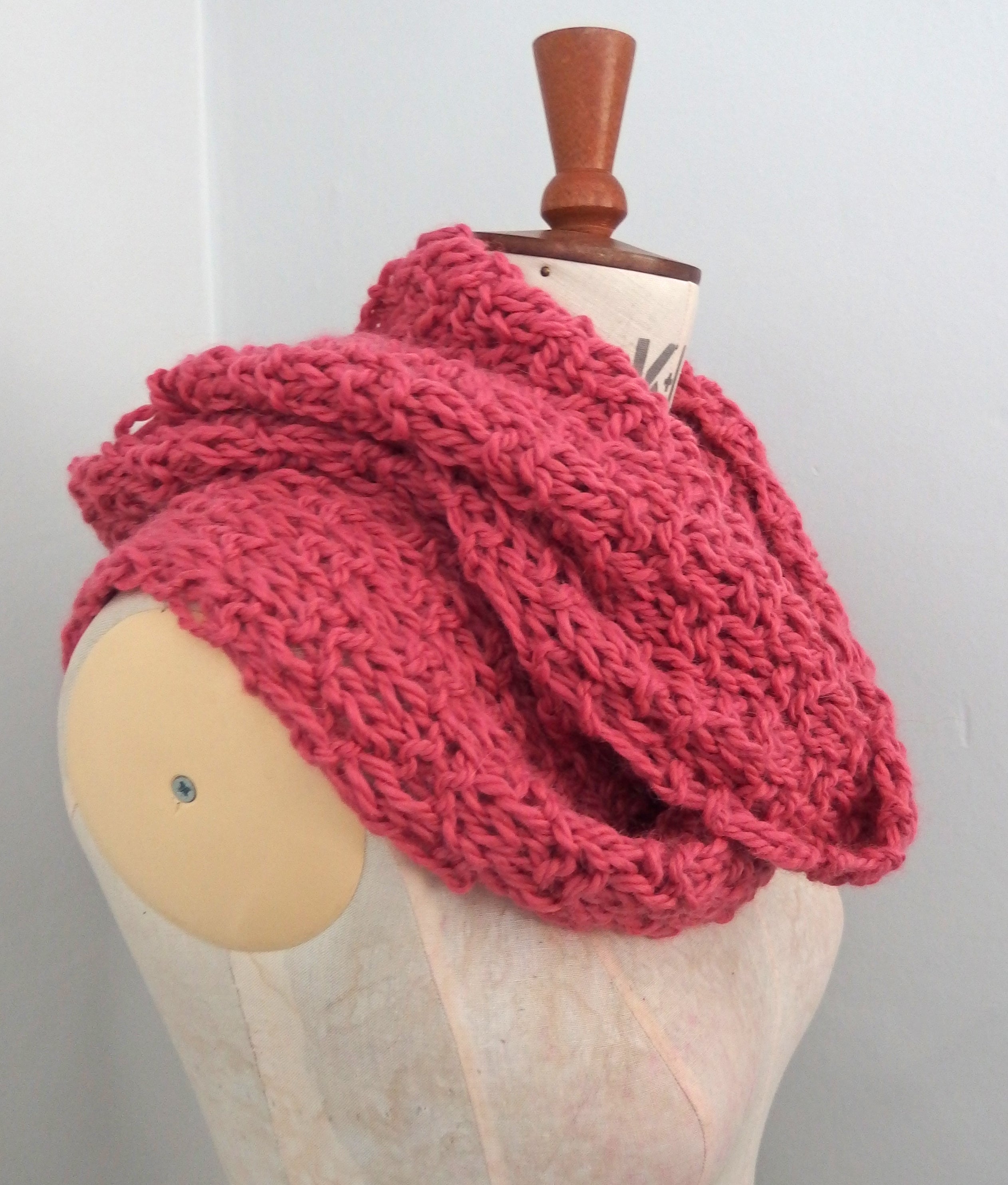 Big Soft Scarf - Extraordinarily soft 80% wool and 20% cashmere - Crimson