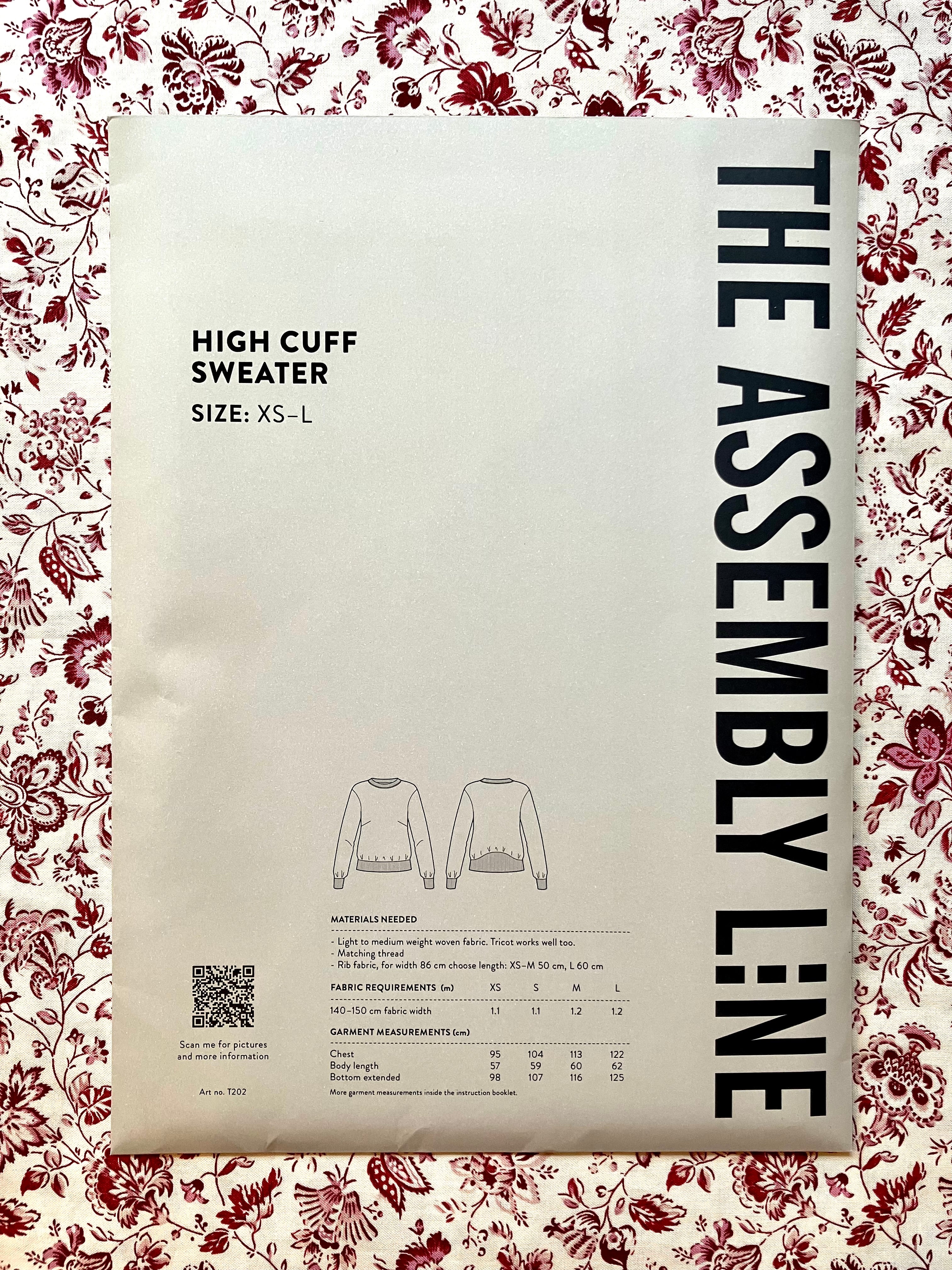 The Assembly Line: High Cuff Sweater Pattern