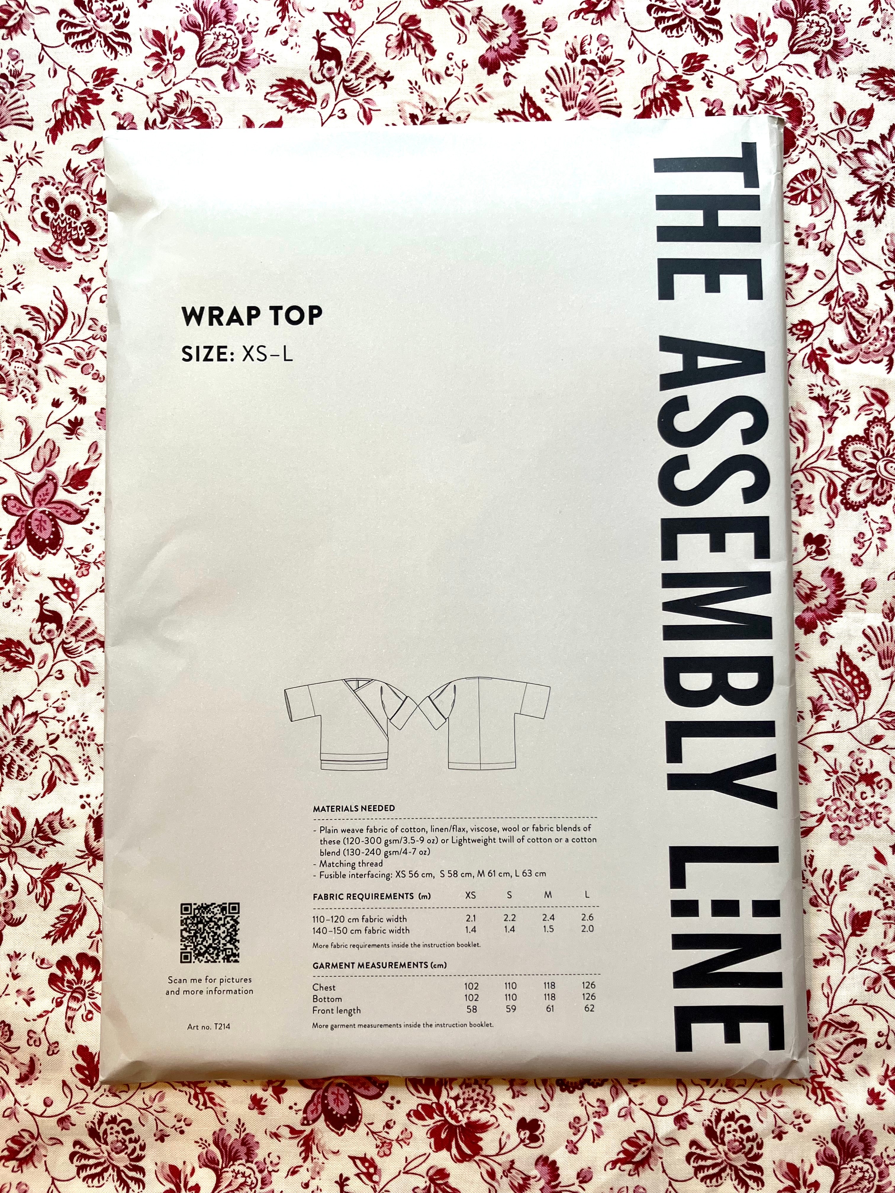 The Assembly Line: Elastic Wrap Top Pattern