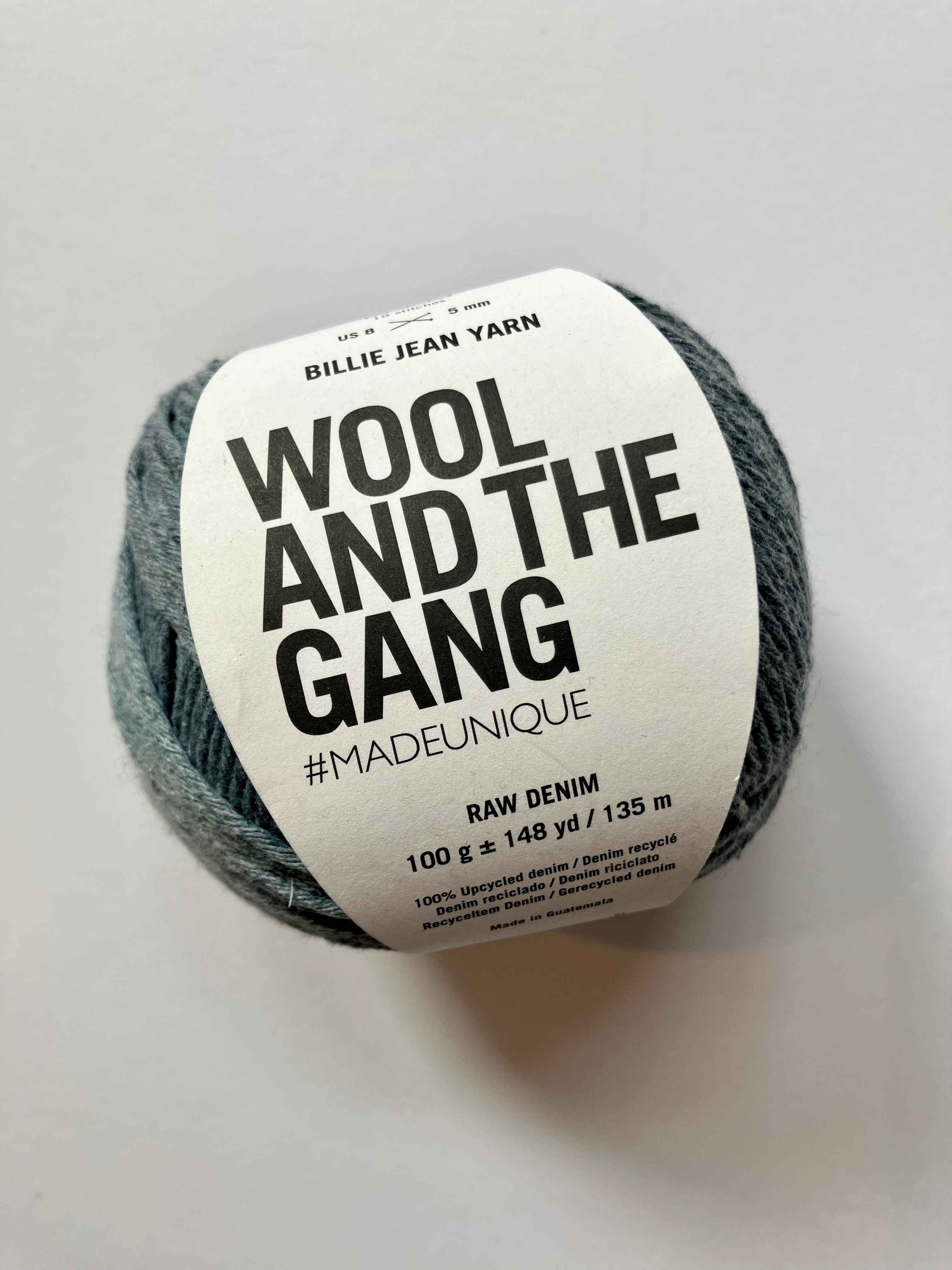 Wool and the Gang - Billie Jean Upcycled Denim Yarn