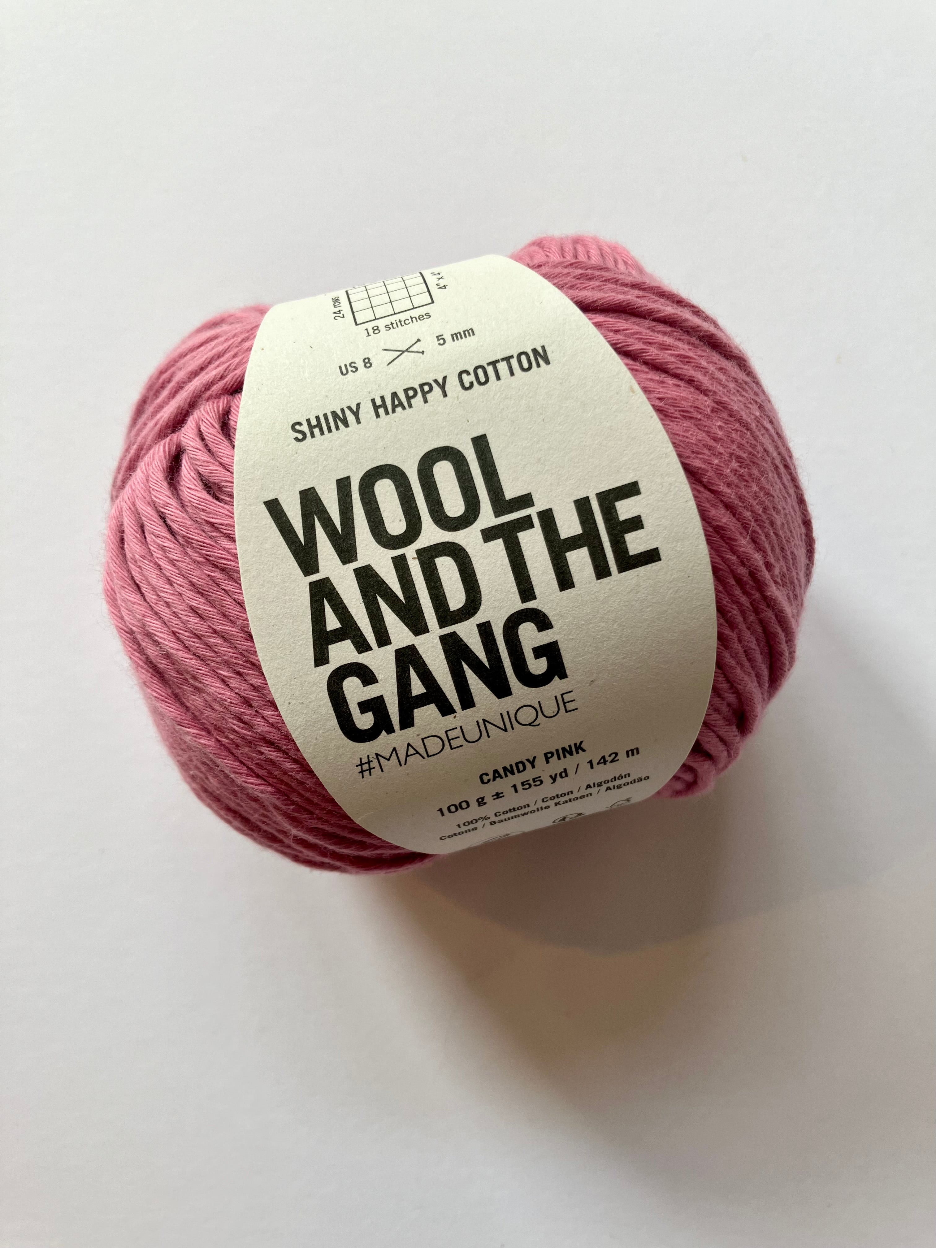Wool and the Gang - Shiny Happy Pima Cotton Yarn