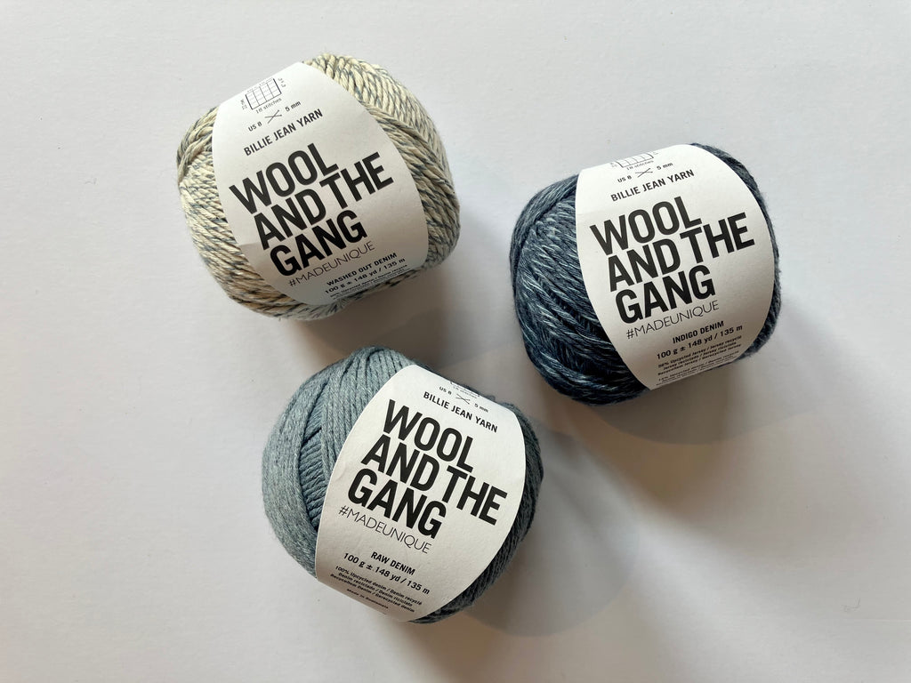 Wool and the Gang - Billie Jean Upcycled Denim Yarn