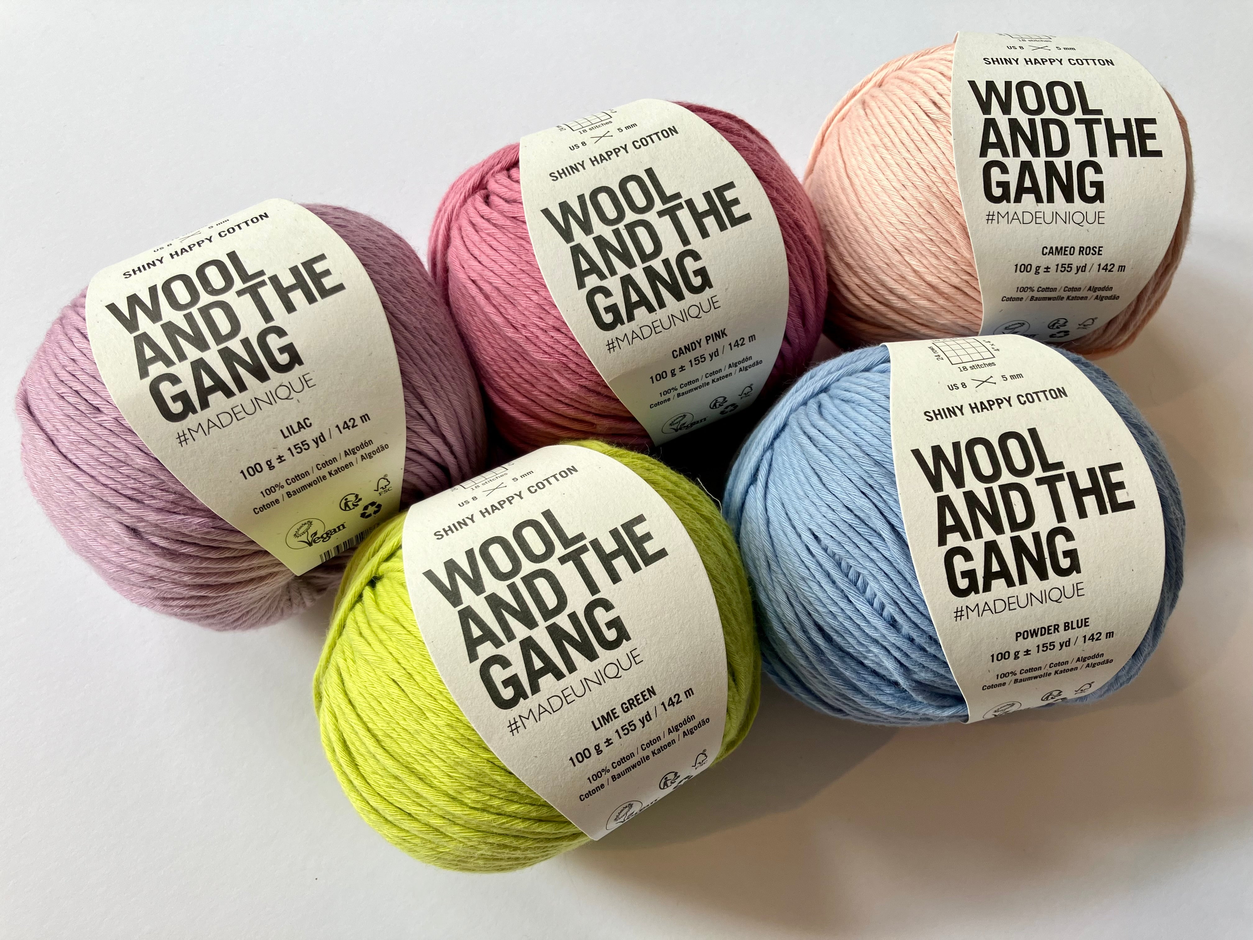 Wool and the Gang - Shiny Happy Pima Cotton Yarn