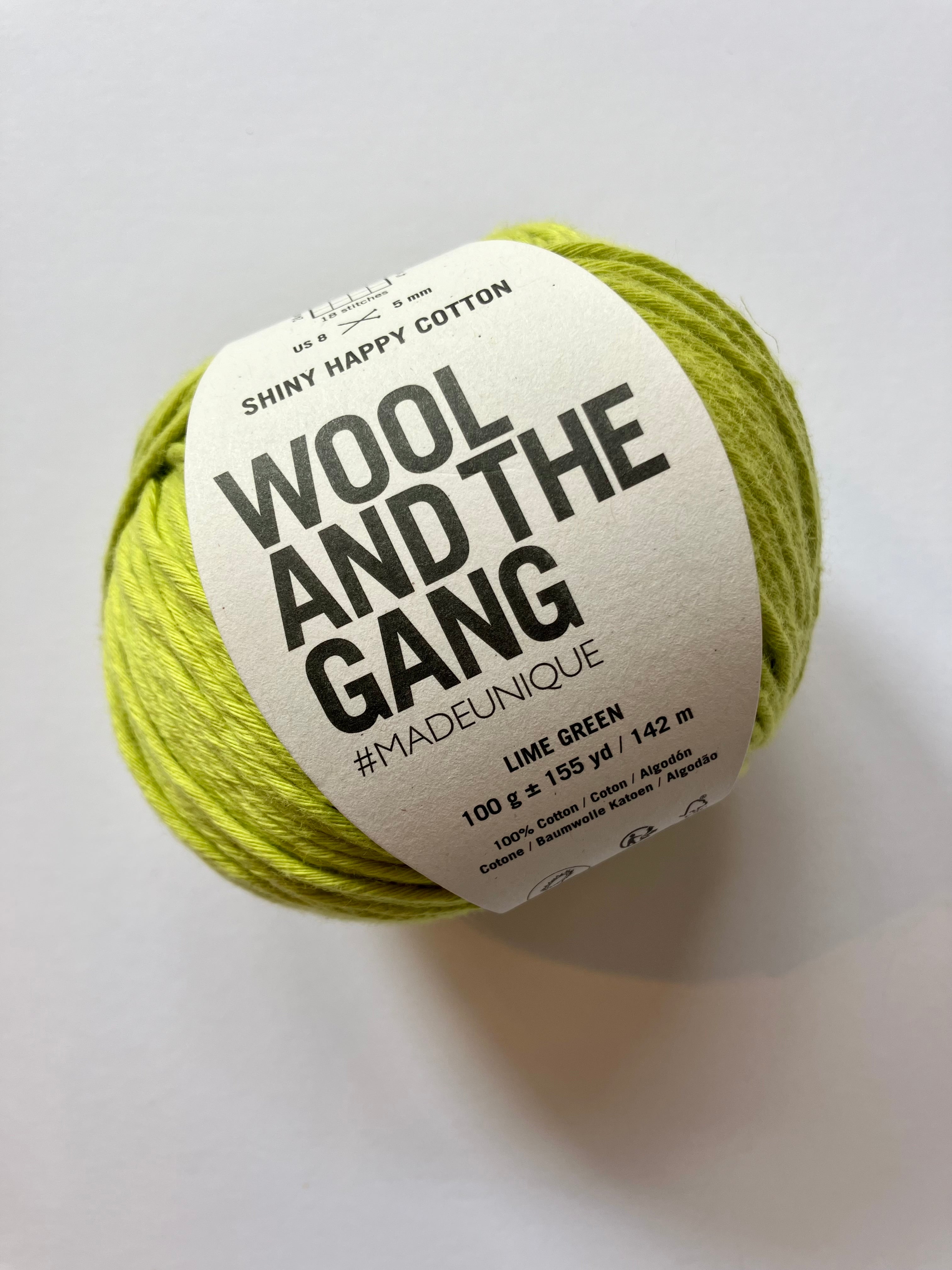 Wool and the Gang - Shiny Happy Pima Cotton Yarn