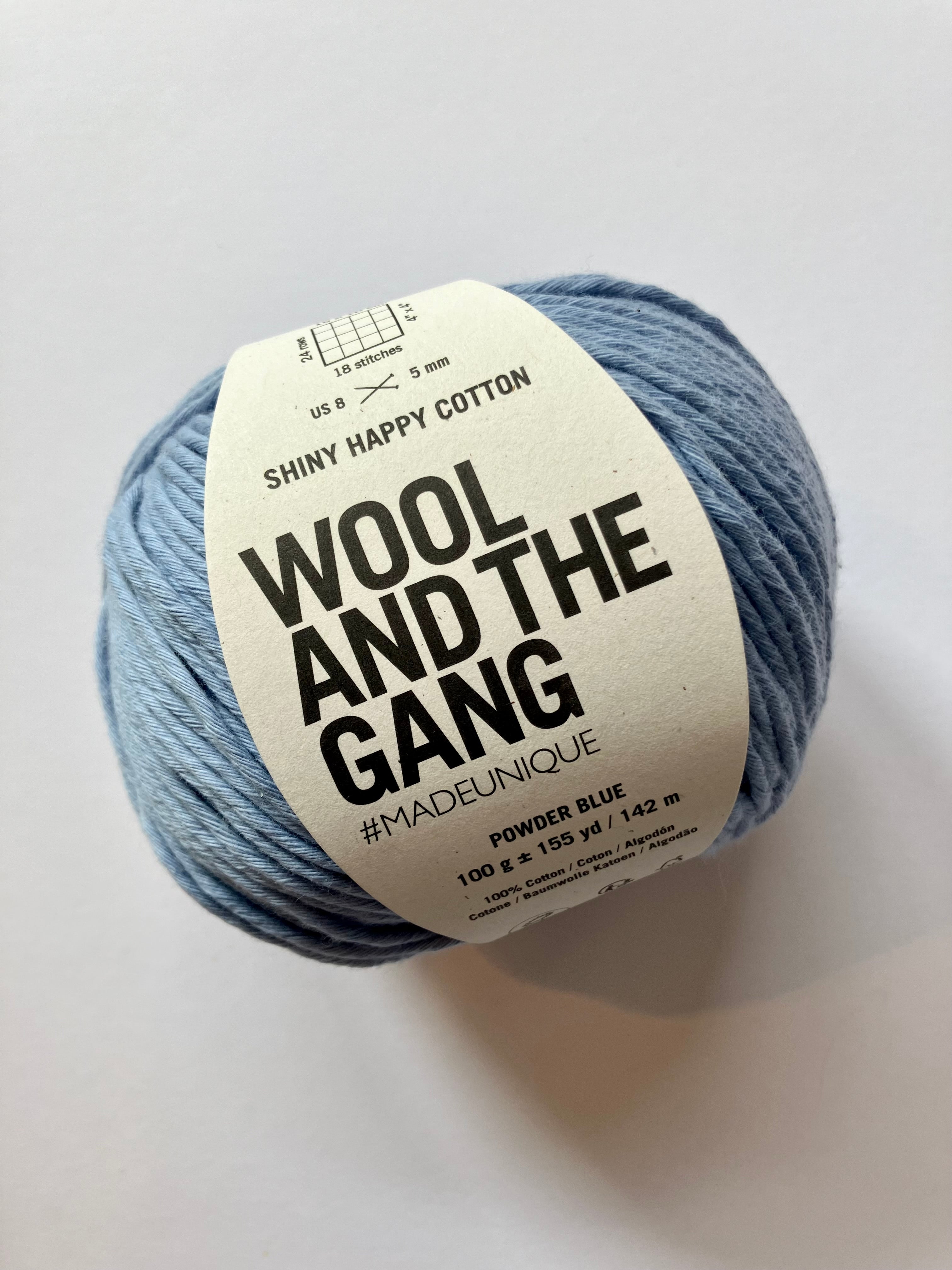 Wool and the Gang - Shiny Happy Pima Cotton Yarn