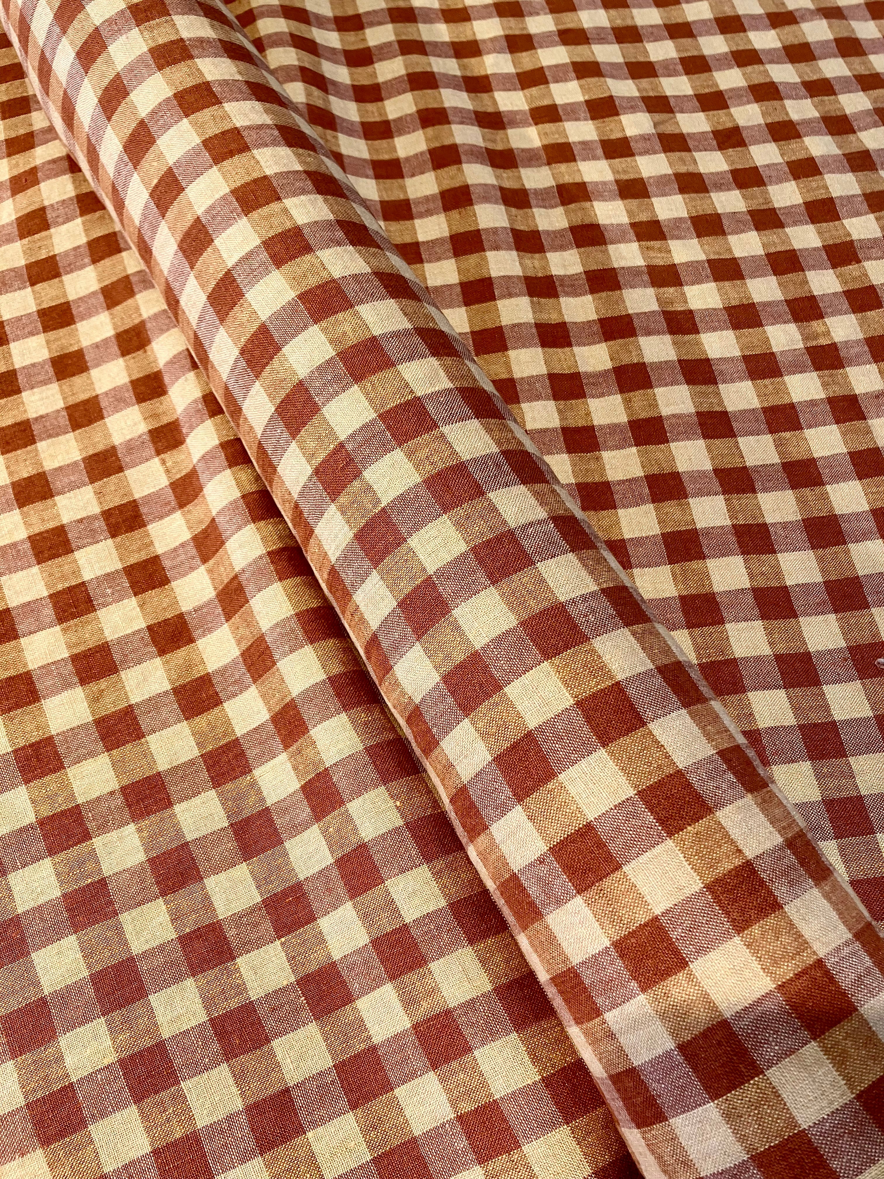 Merchant & Mills: Butternut European Laundered Linen Gingham