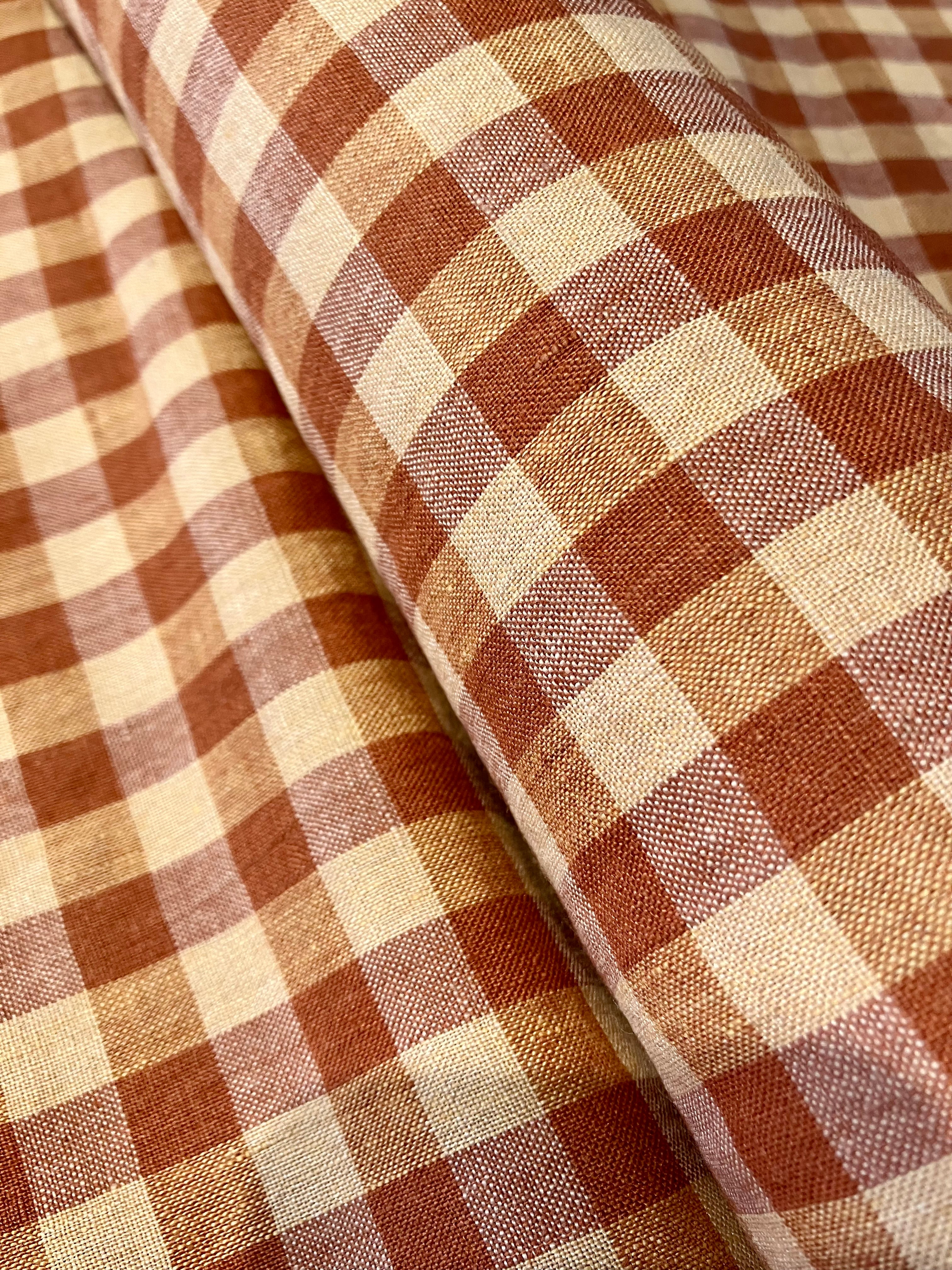 Merchant & Mills: Butternut European Laundered Linen Gingham