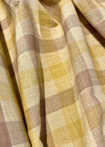 Merchant & Mills: Caramel Block Handwoven Cotton Check