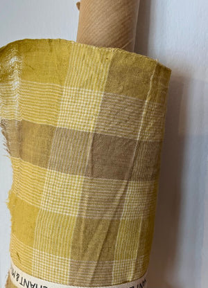 Merchant & Mills: Caramel Block Handwoven Cotton Check
