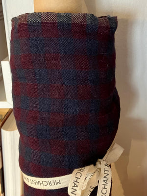 Merchant & Mills: Winter Hymn, European Laundered Linen Gingham