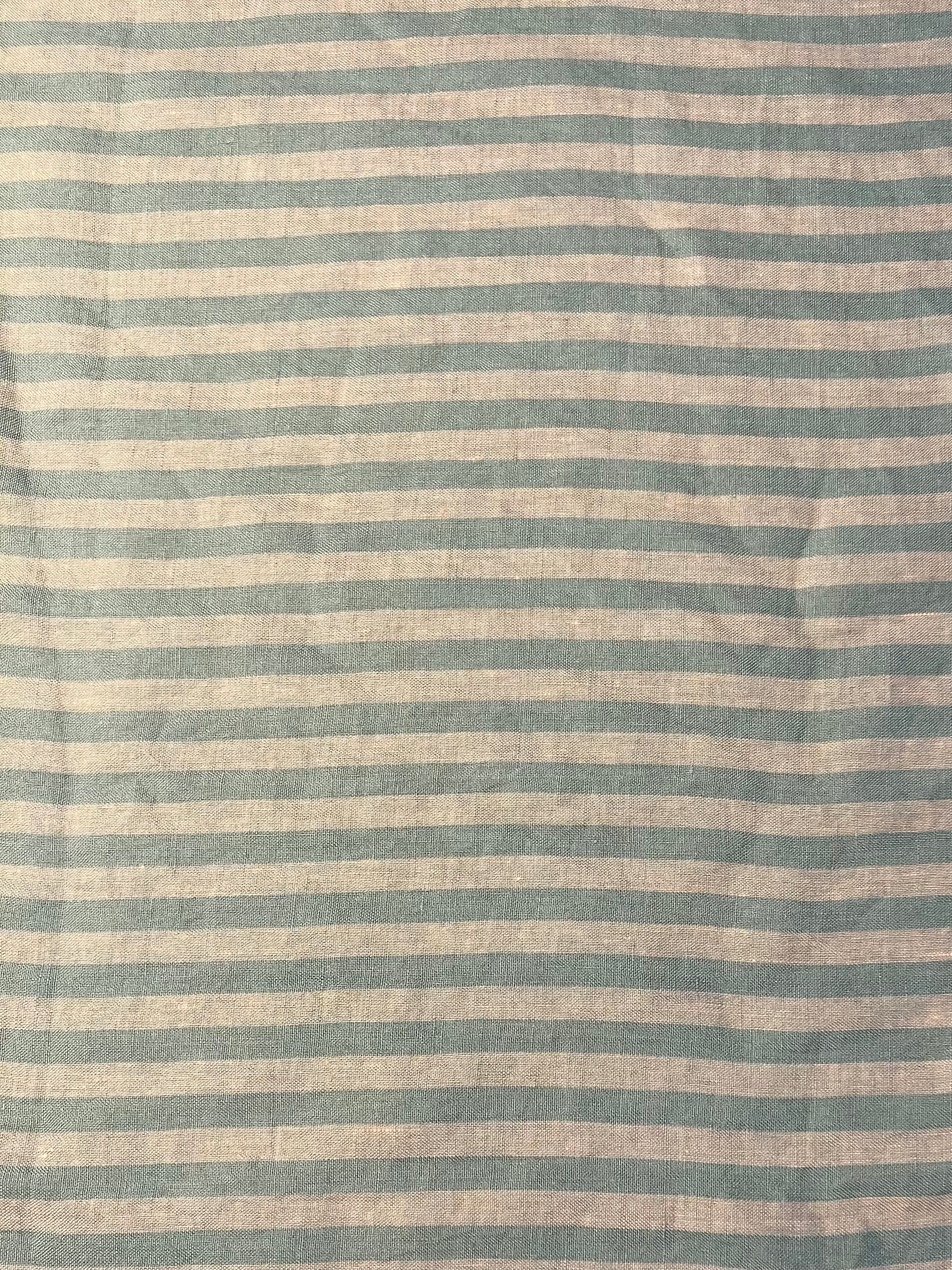 Merchant & Mills: Pistachio Shortbread, European Laundered Linen Stripe