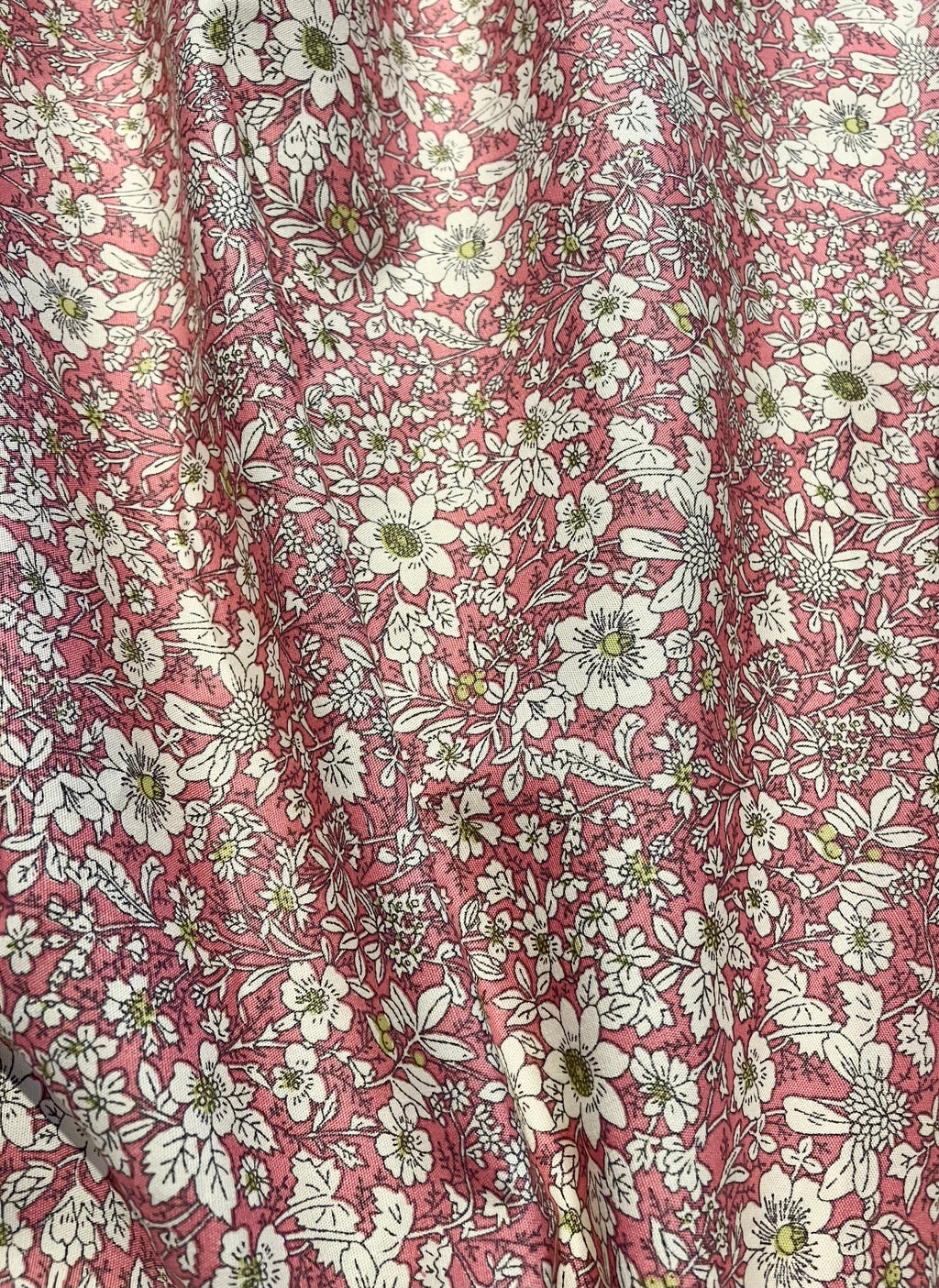Rose & Hubble: Pink Floral Cotton Fabric