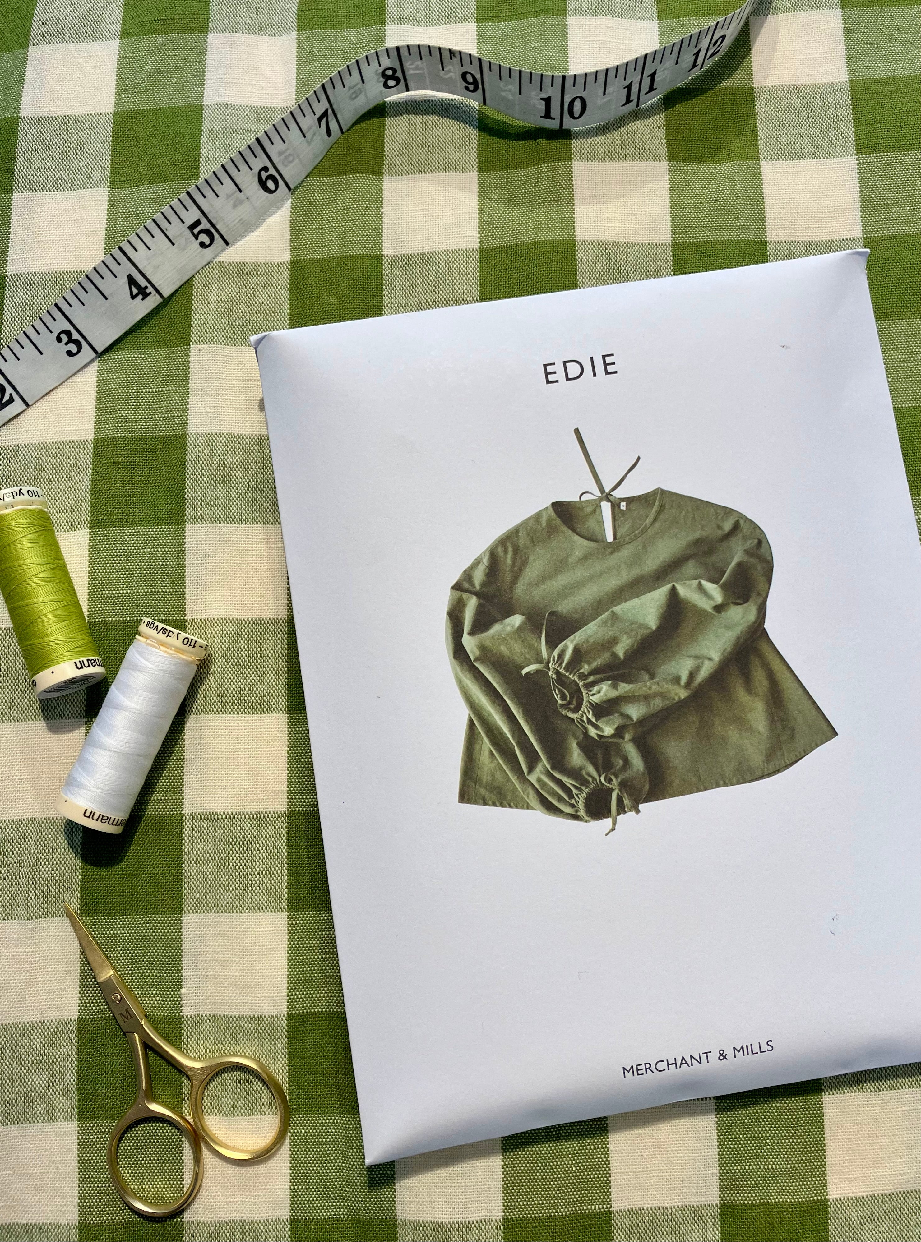 The Edie Top or Dress: Merchant & Mills Pattern
