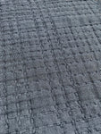 Merchant & Mills: Soft Stitch Navy Quilted Jacquard Cotton
