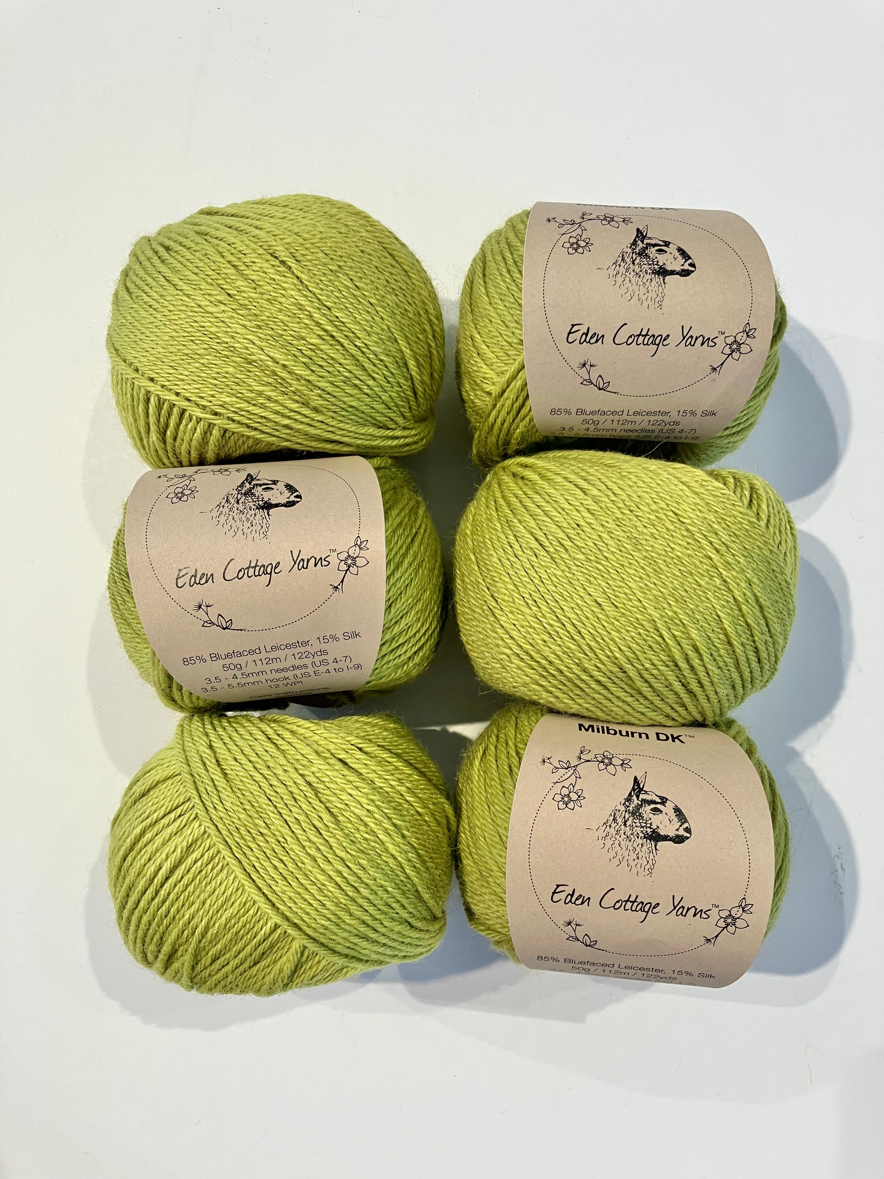 Eden Cottage Yarns - Milburn Double Knit Yarn - Fern