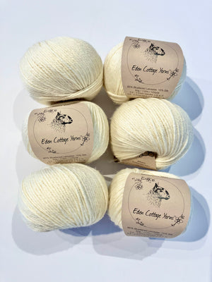 Eden Cottage Yarns - Milburn Double Knit Yarn - Natural
