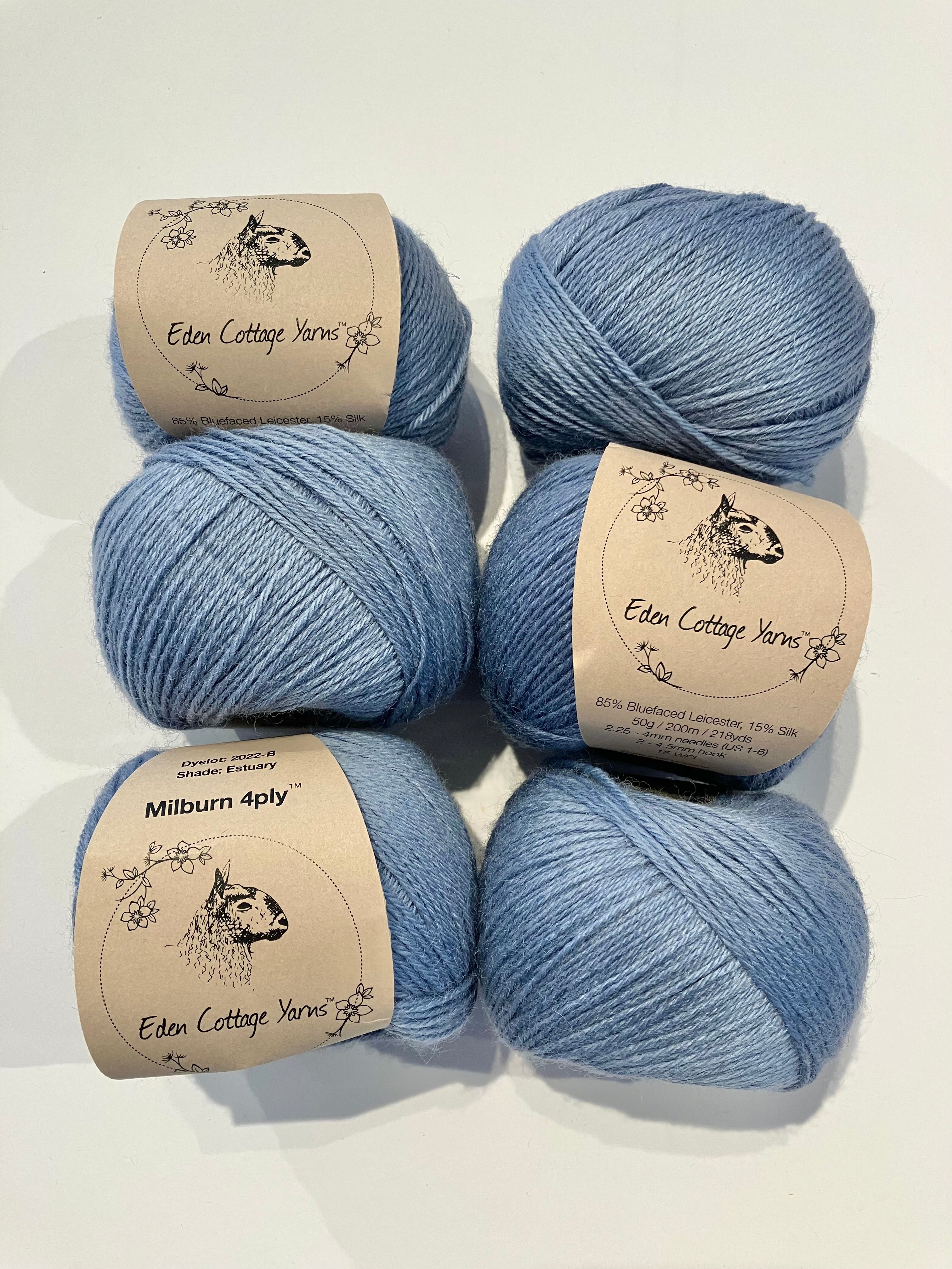 Eden Cottage Yarns - Milburn 4ply Yarn