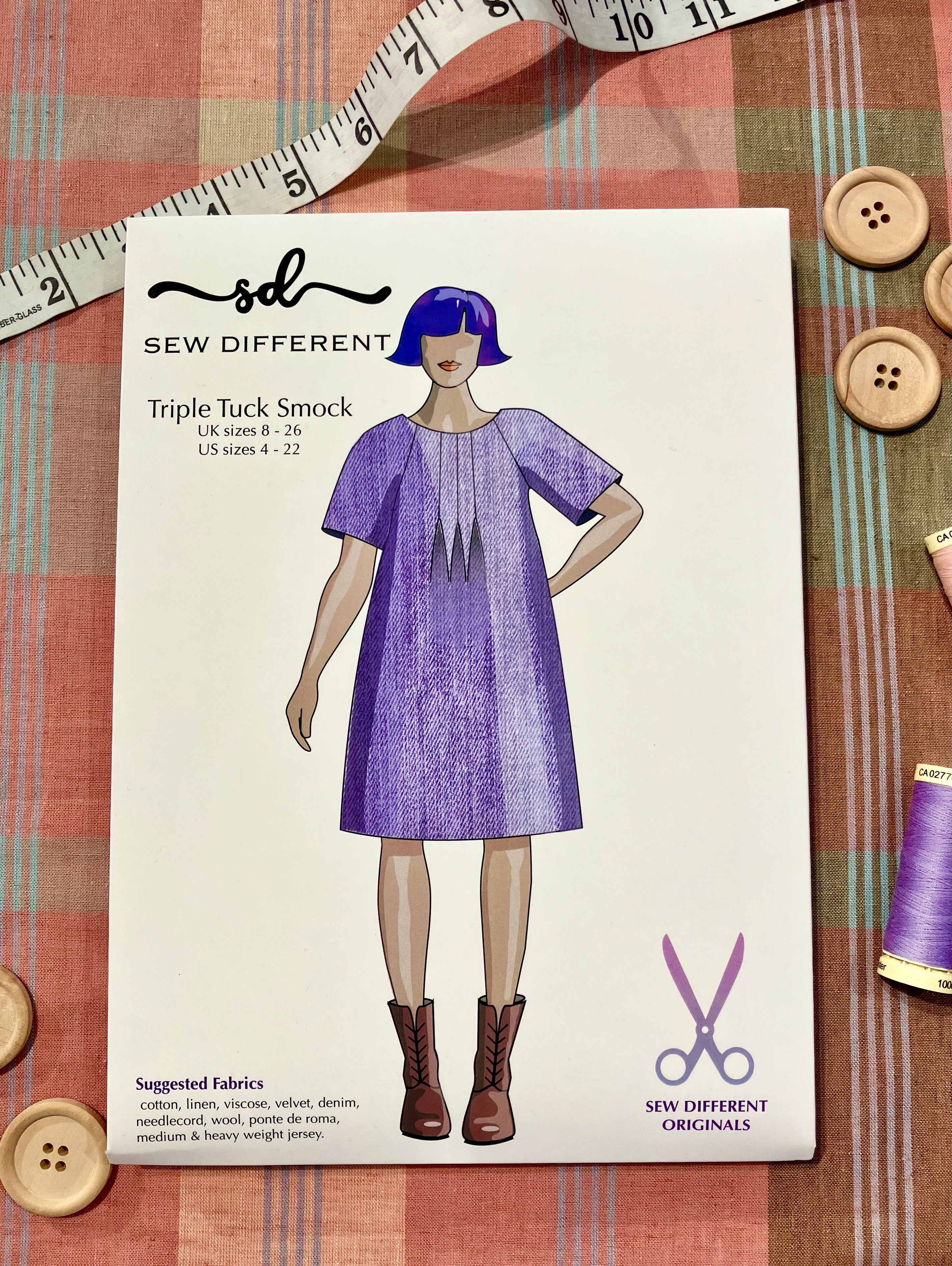 Triple Tuck Smock: Sew Different Pattern