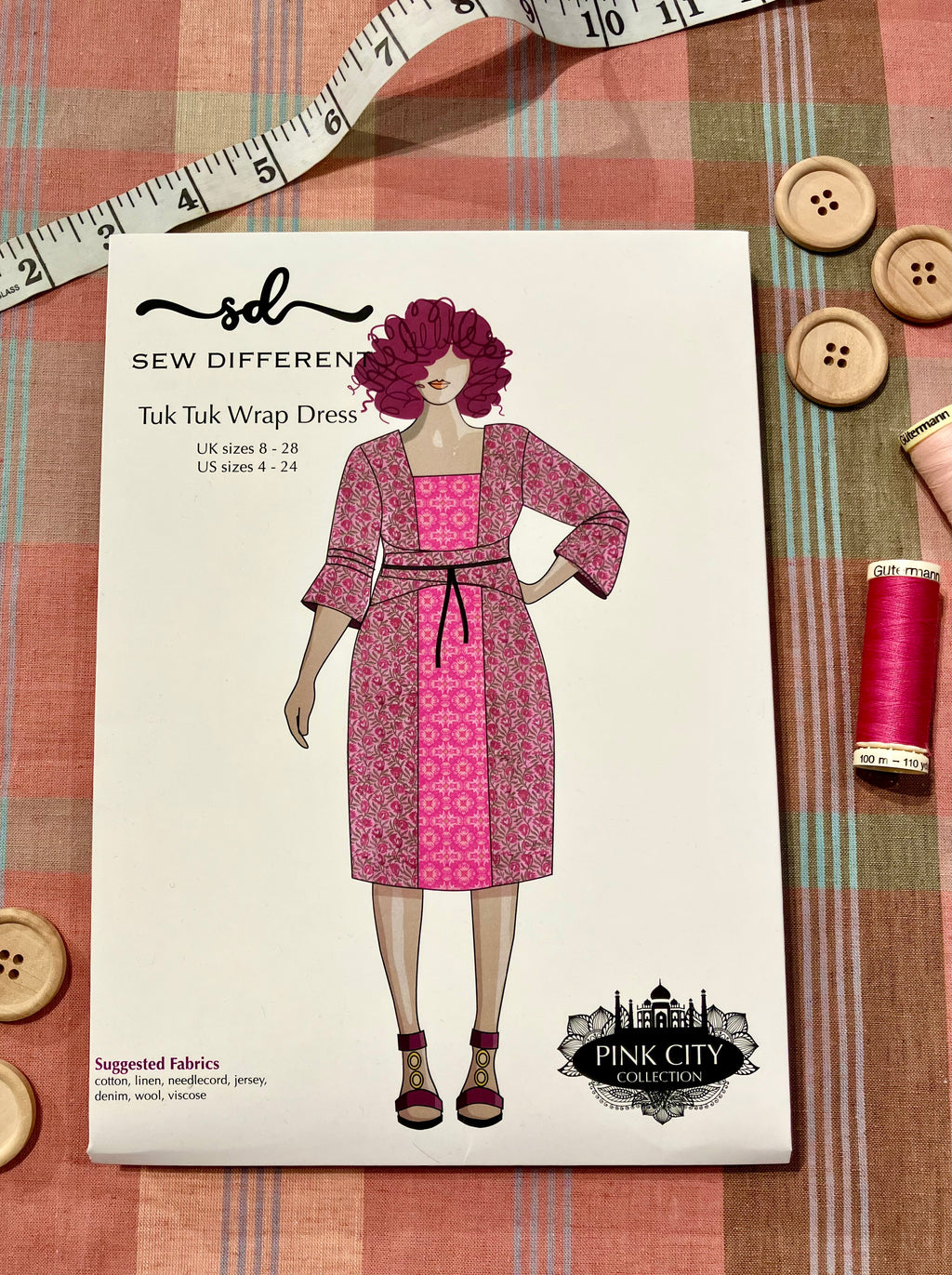 Tuk Tuk Wrap Dress: Sew Different Pattern