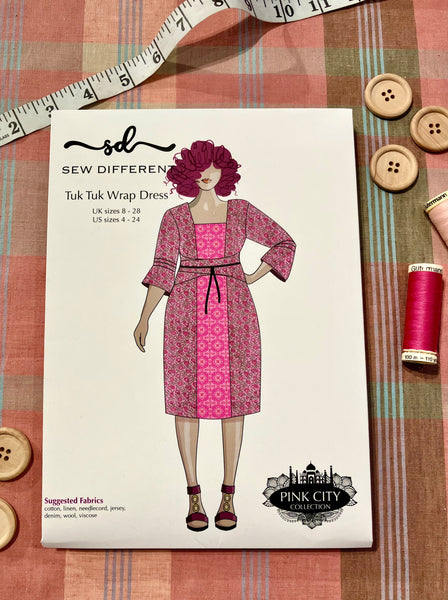 Tuk Tuk Wrap Dress: Sew Different Pattern – Seam Haberdashery