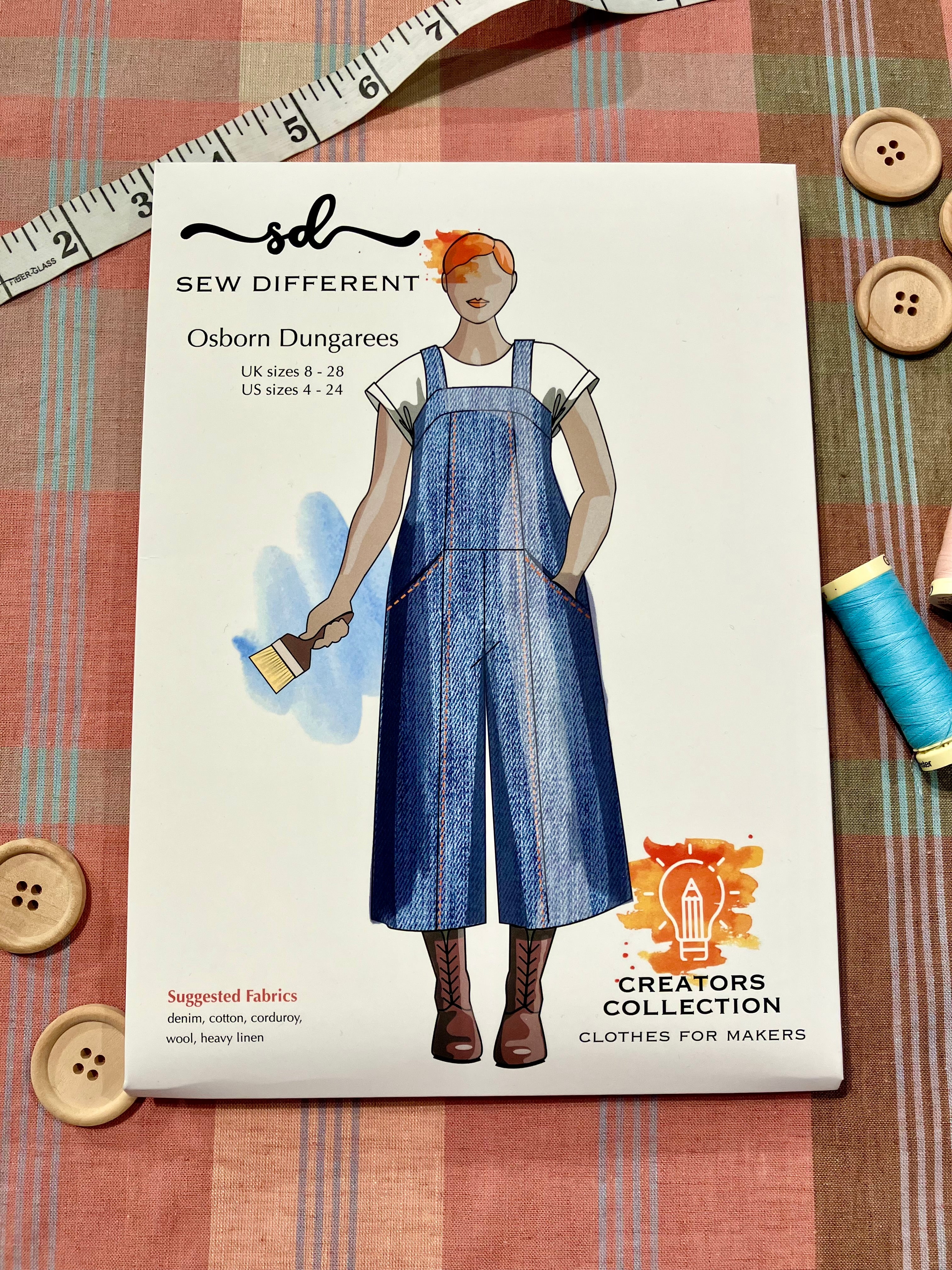 Osborn Dungarees: Sew Different Pattern