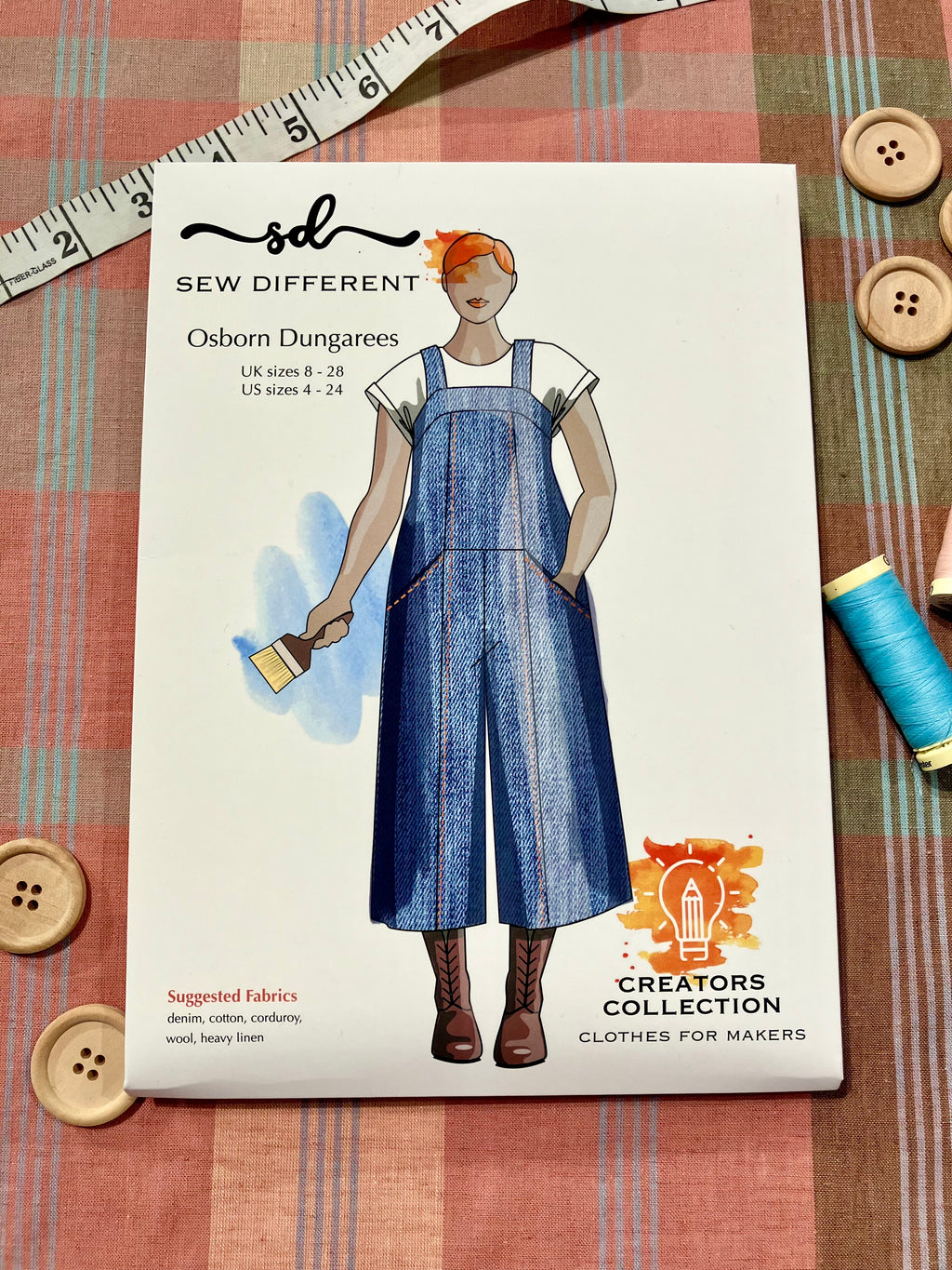 Osborn Dungarees: Sew Different Pattern