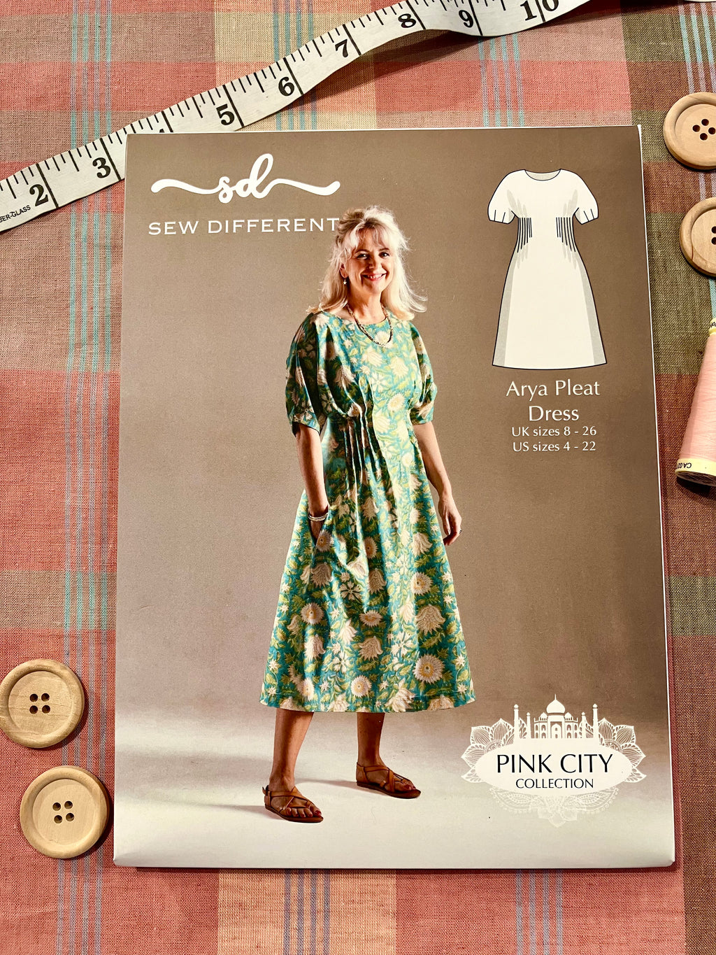 Arya Pleat Dress: Sew Different Pattern