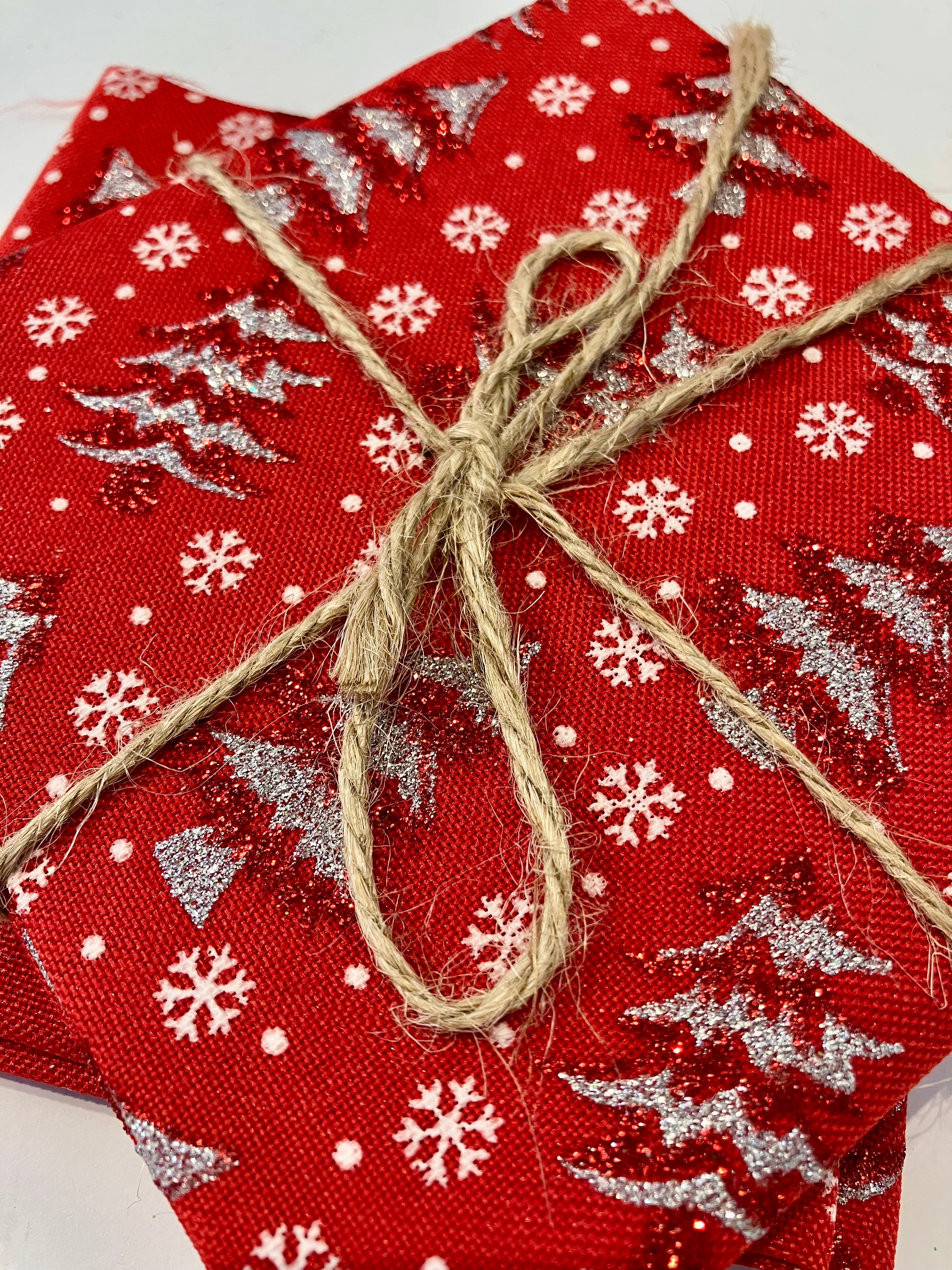 Festive Fabric Fat Quarters - Cotton Canvas