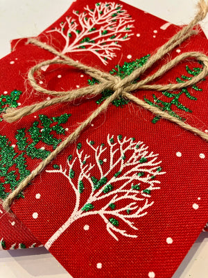 Festive Fabric Fat Quarters - Cotton Canvas