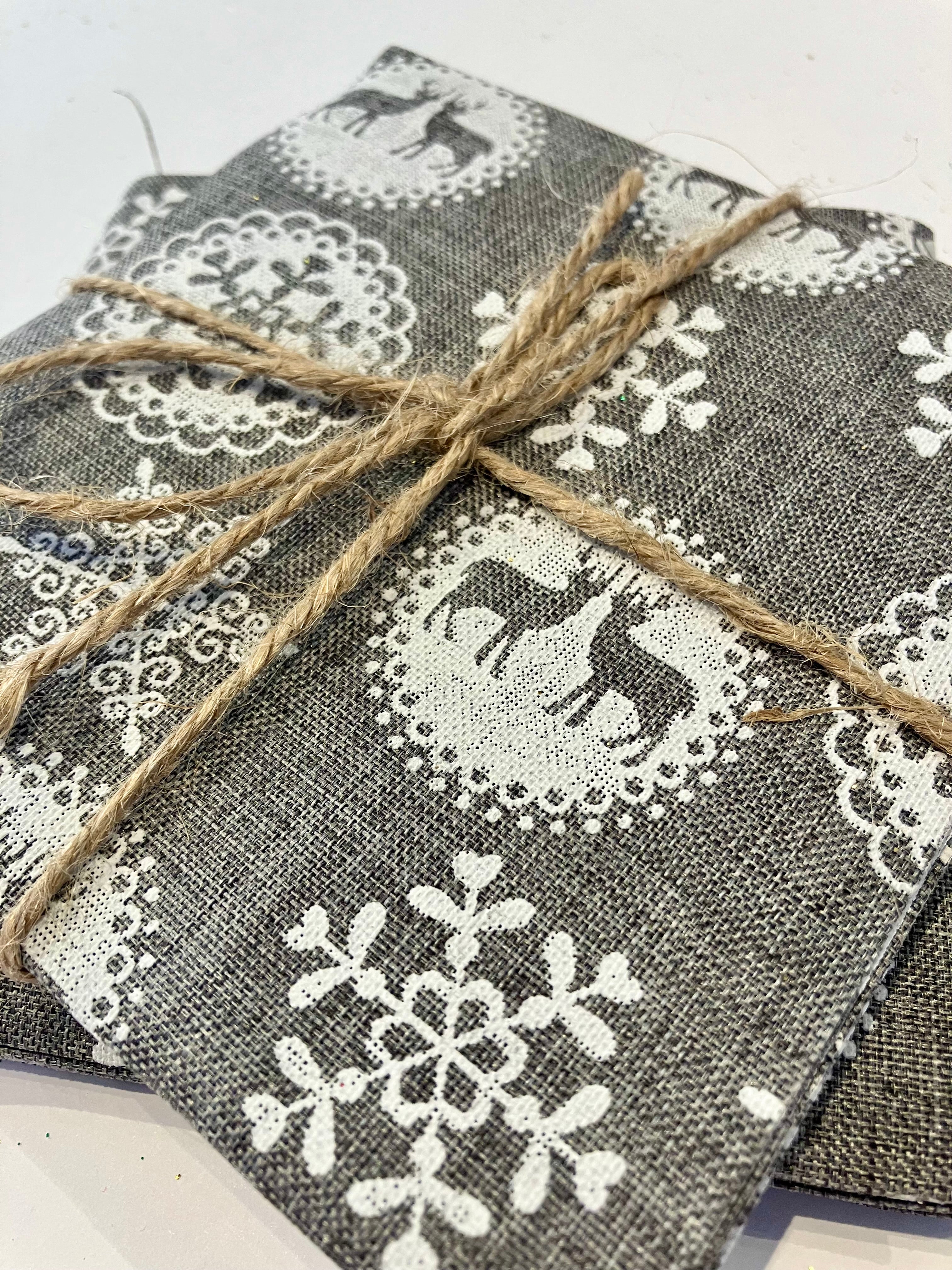 Festive Fabric Fat Quarters - Cotton Canvas