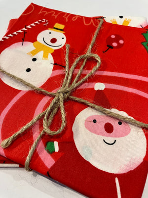 Festive Fabric Fat Quarters - Printed Cotton