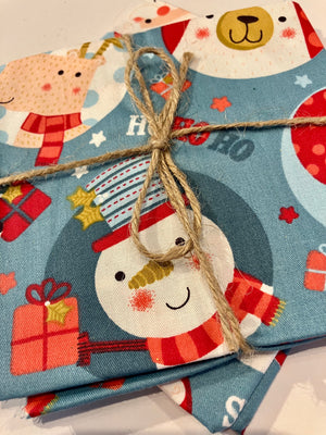 Festive Fabric Fat Quarters - Printed Cotton