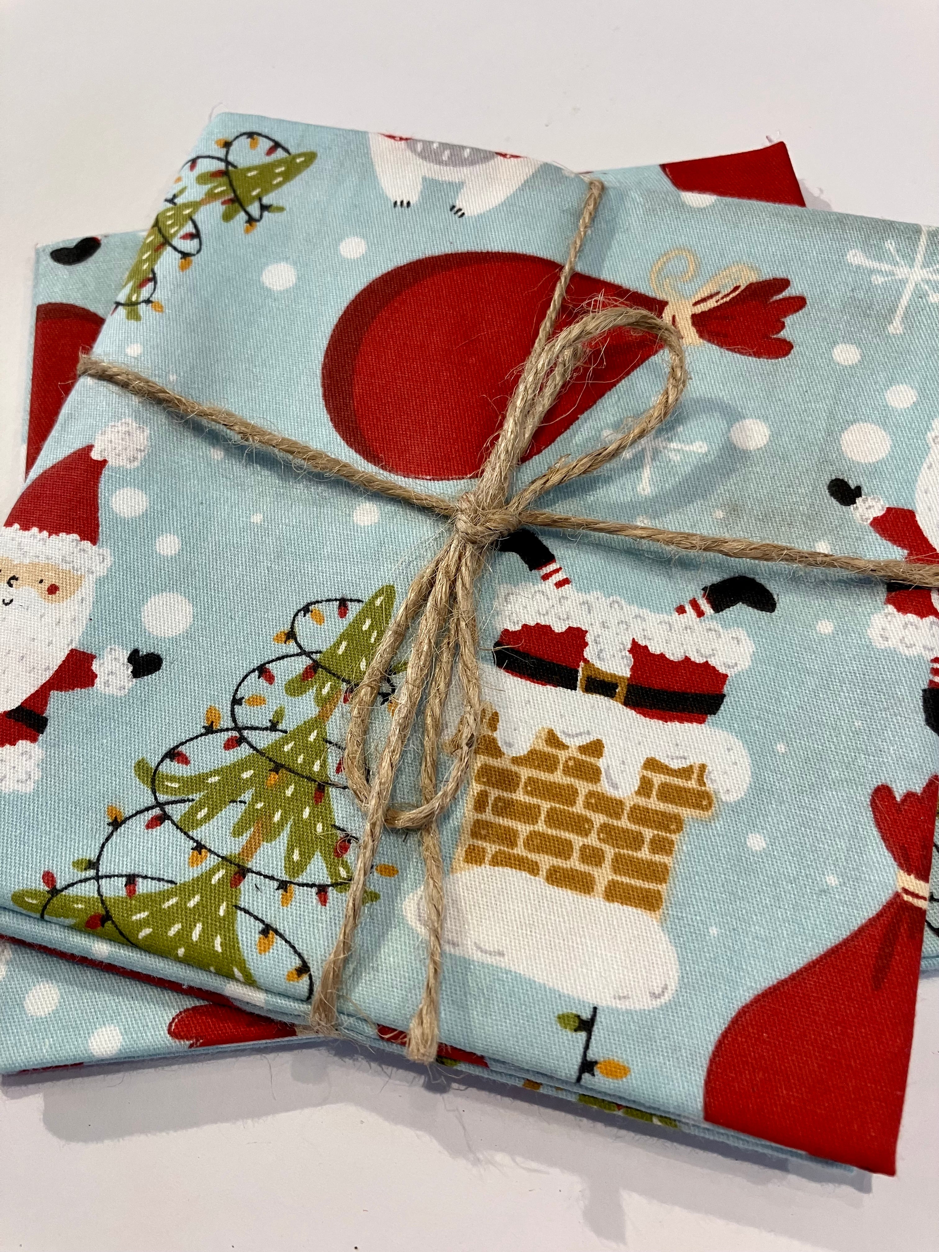 Festive Fabric Fat Quarters - Printed Cotton