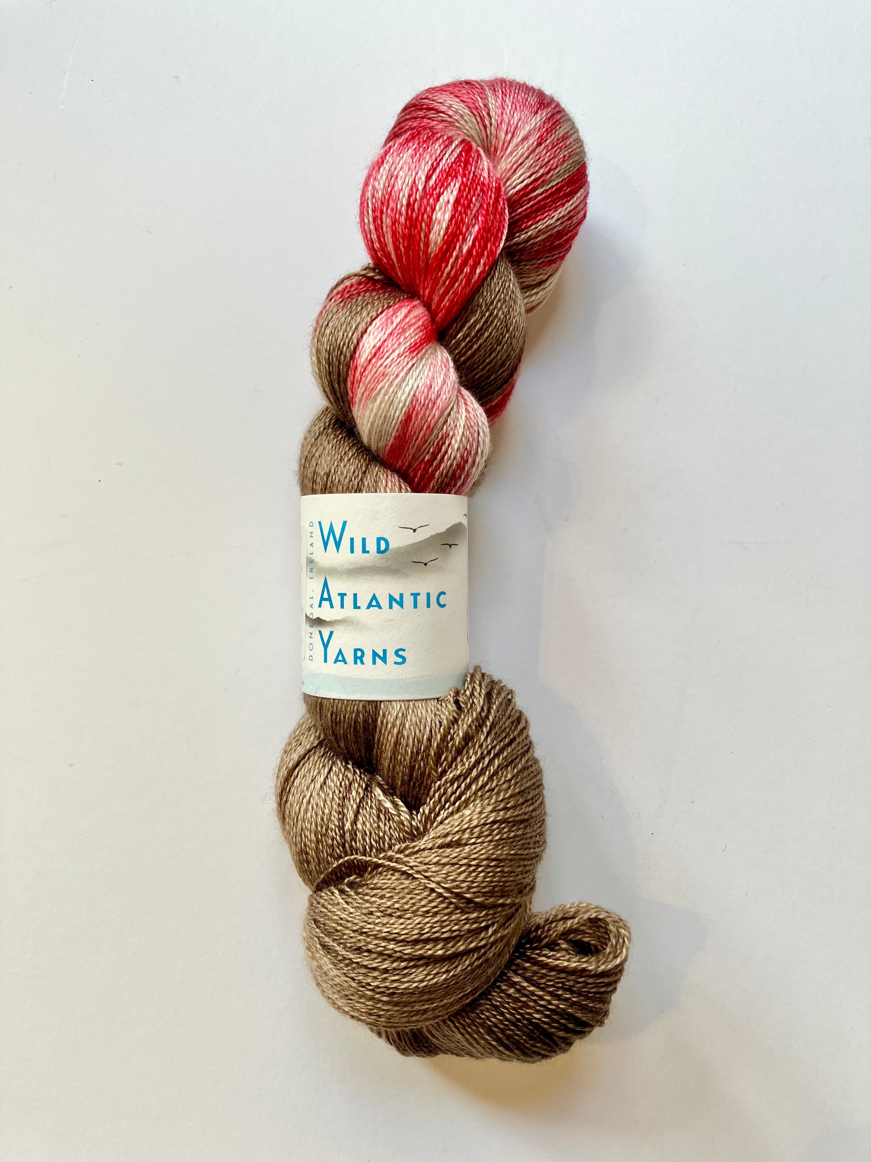 Wild Atlantic Yarns - Variegated Niamh Lace Weight Yarn - AW25 - Robin