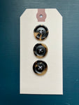 Merchant & Mills: "Drawing Room" Tortoiseshell Horn Buttons: 20mm