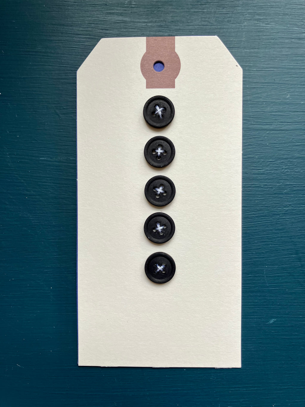 Merchant & Mills: Black Cotton Buttons: 11mm