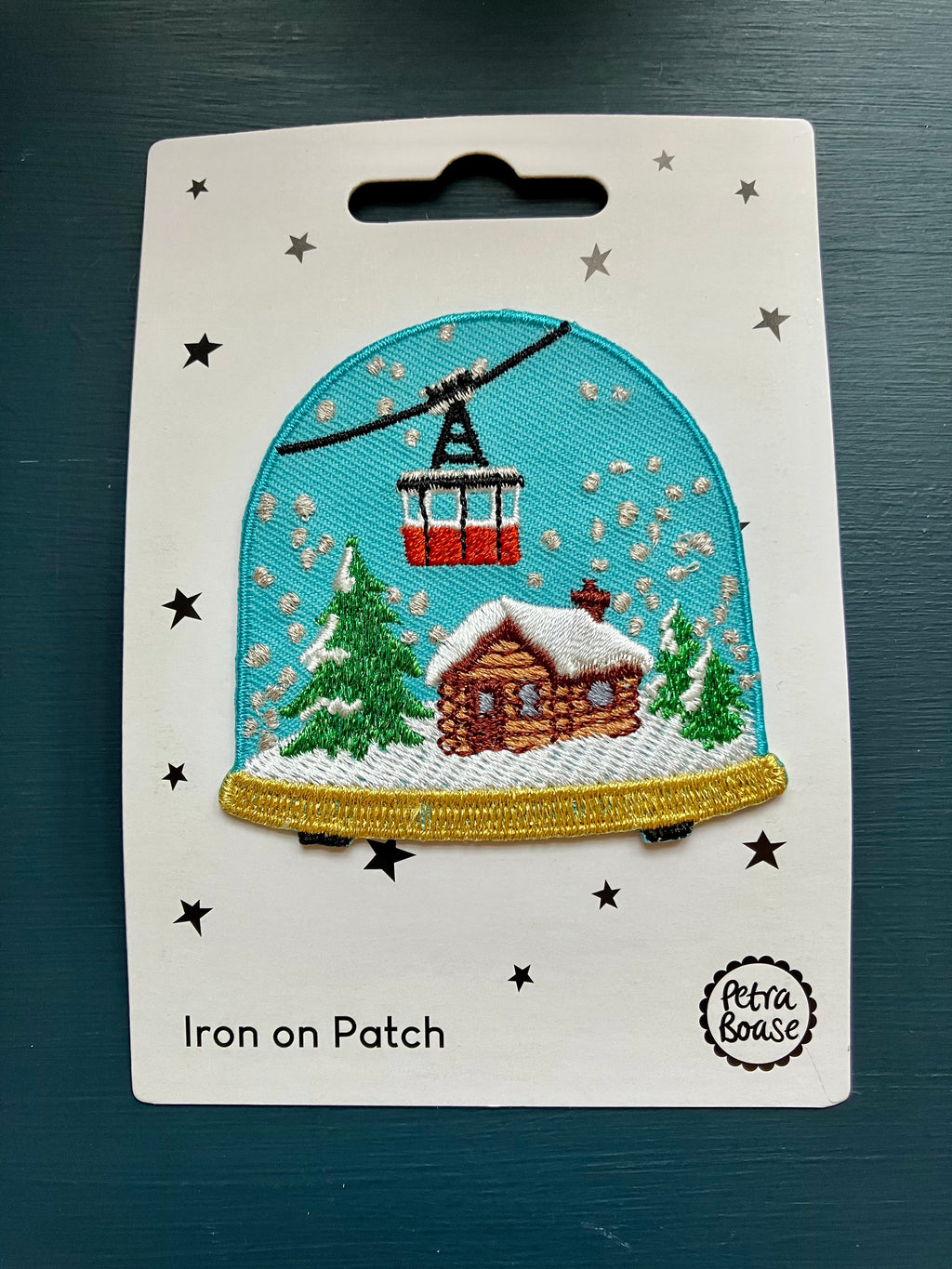 Petra Boase Snow Globe Iron on Patch