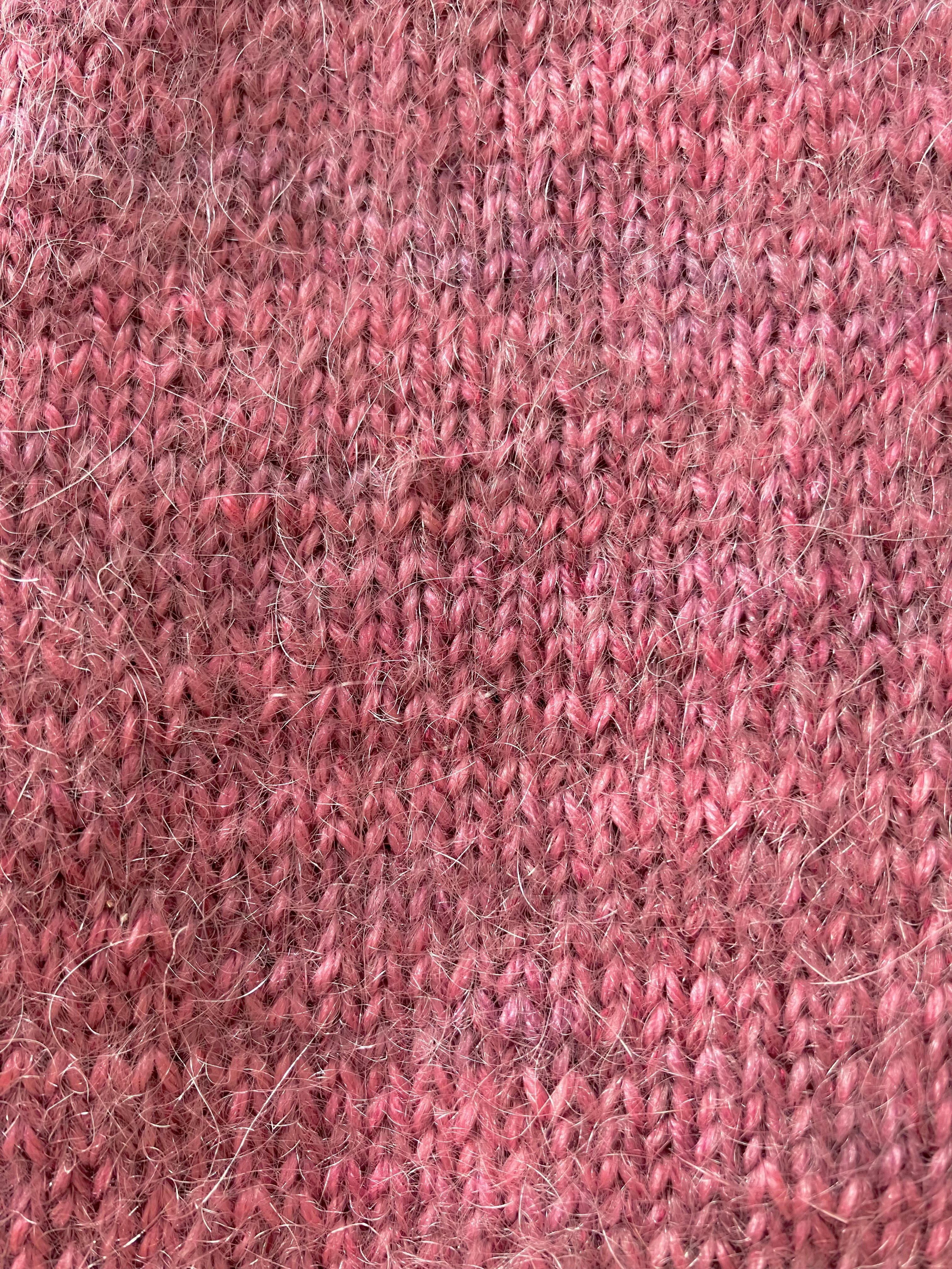 Purple Hand-knitted Sock Yarn