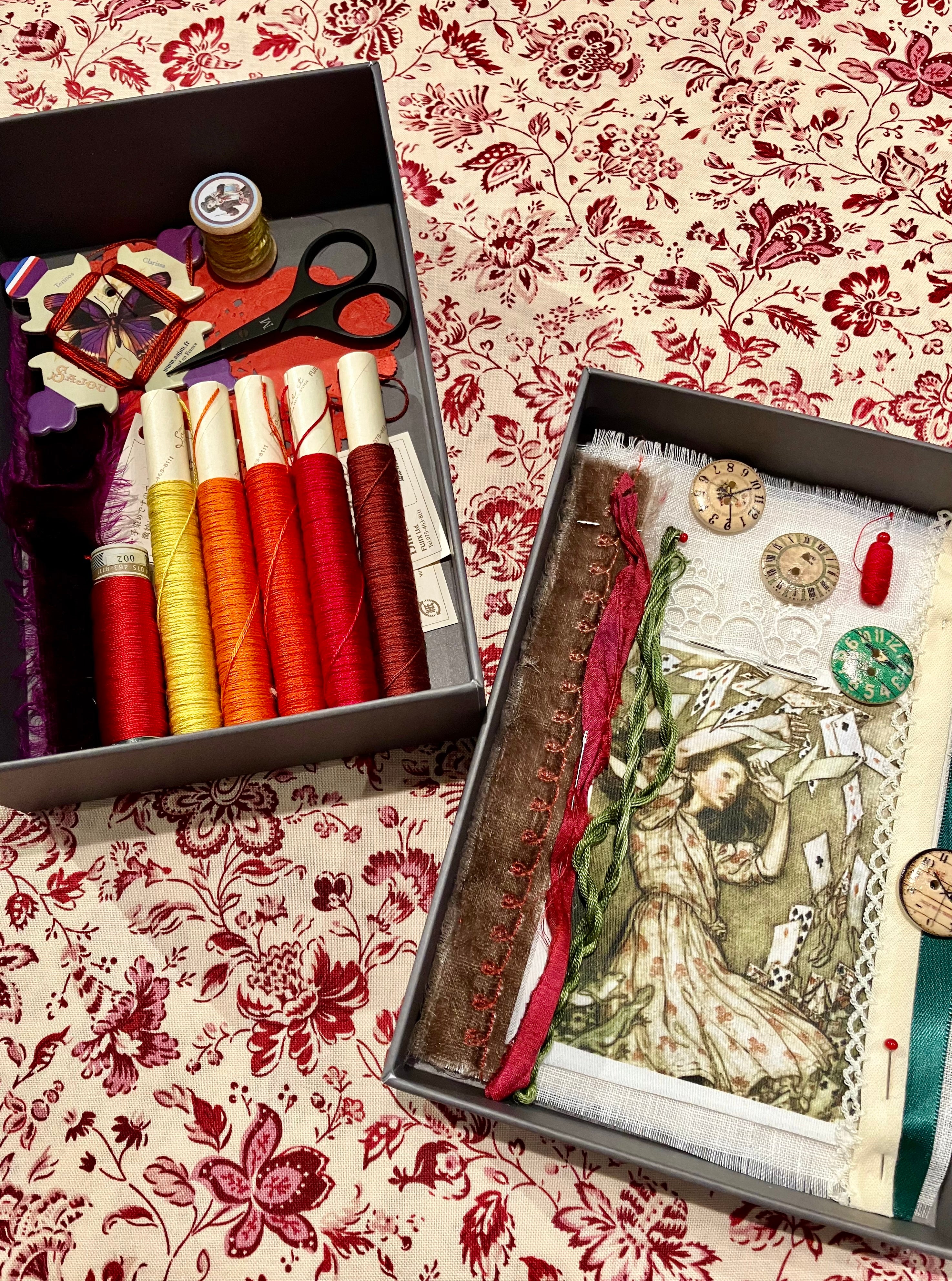 Hand Embroidery Kit: Alice in Wonderland Theme 2