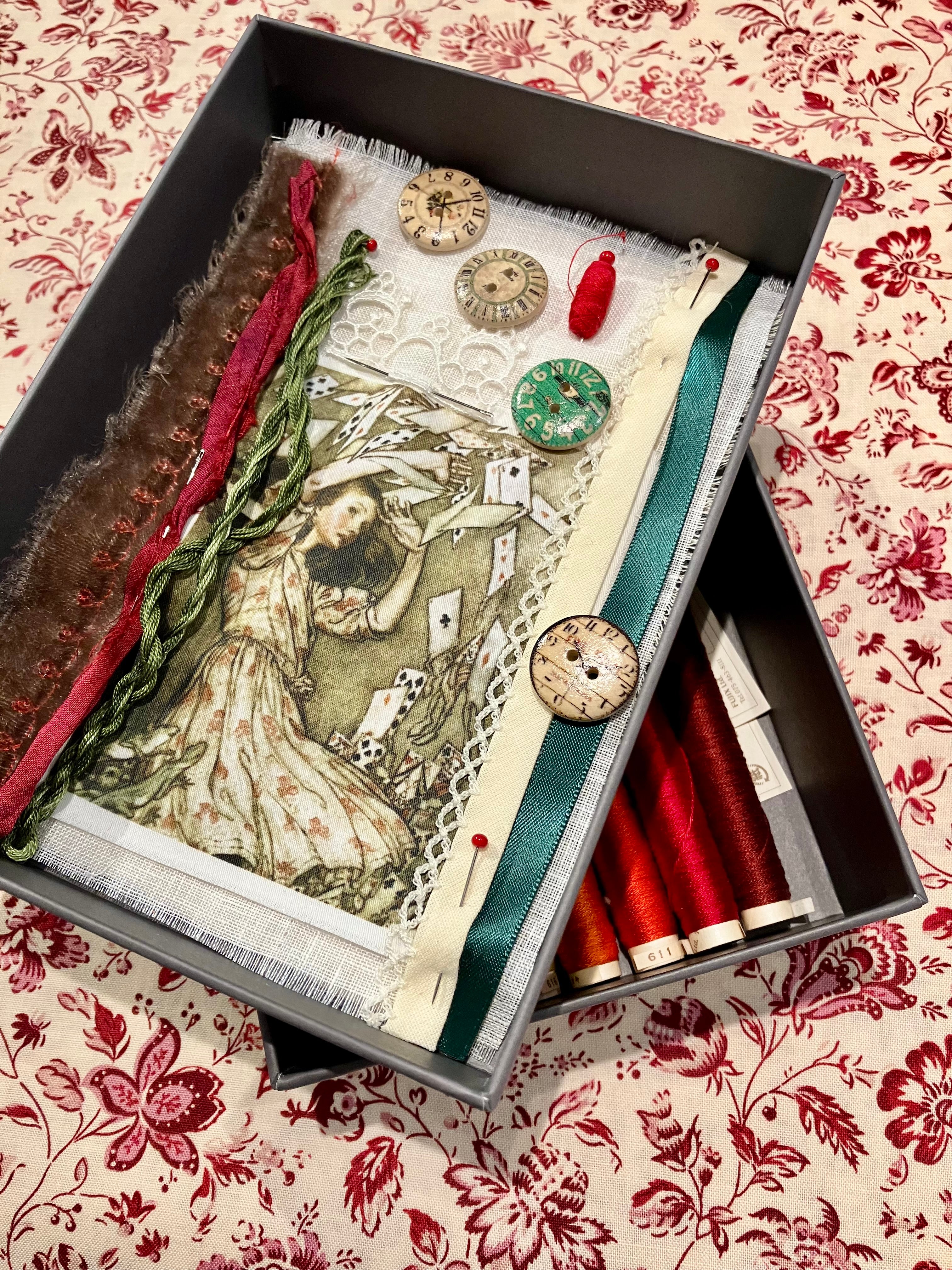 Hand Embroidery Kit: Alice in Wonderland Theme 2