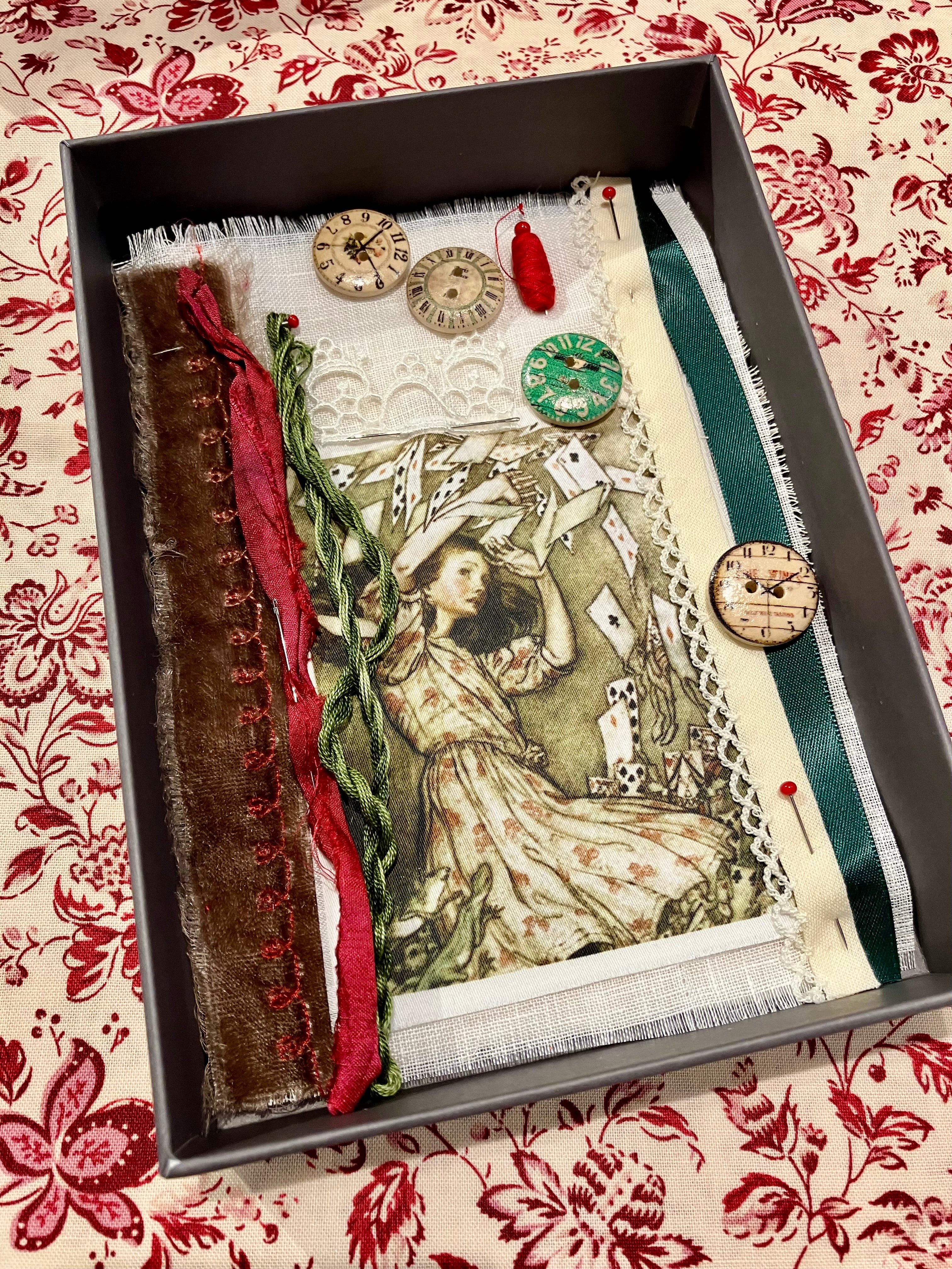 Hand Embroidery Kit: Alice in Wonderland Theme 2