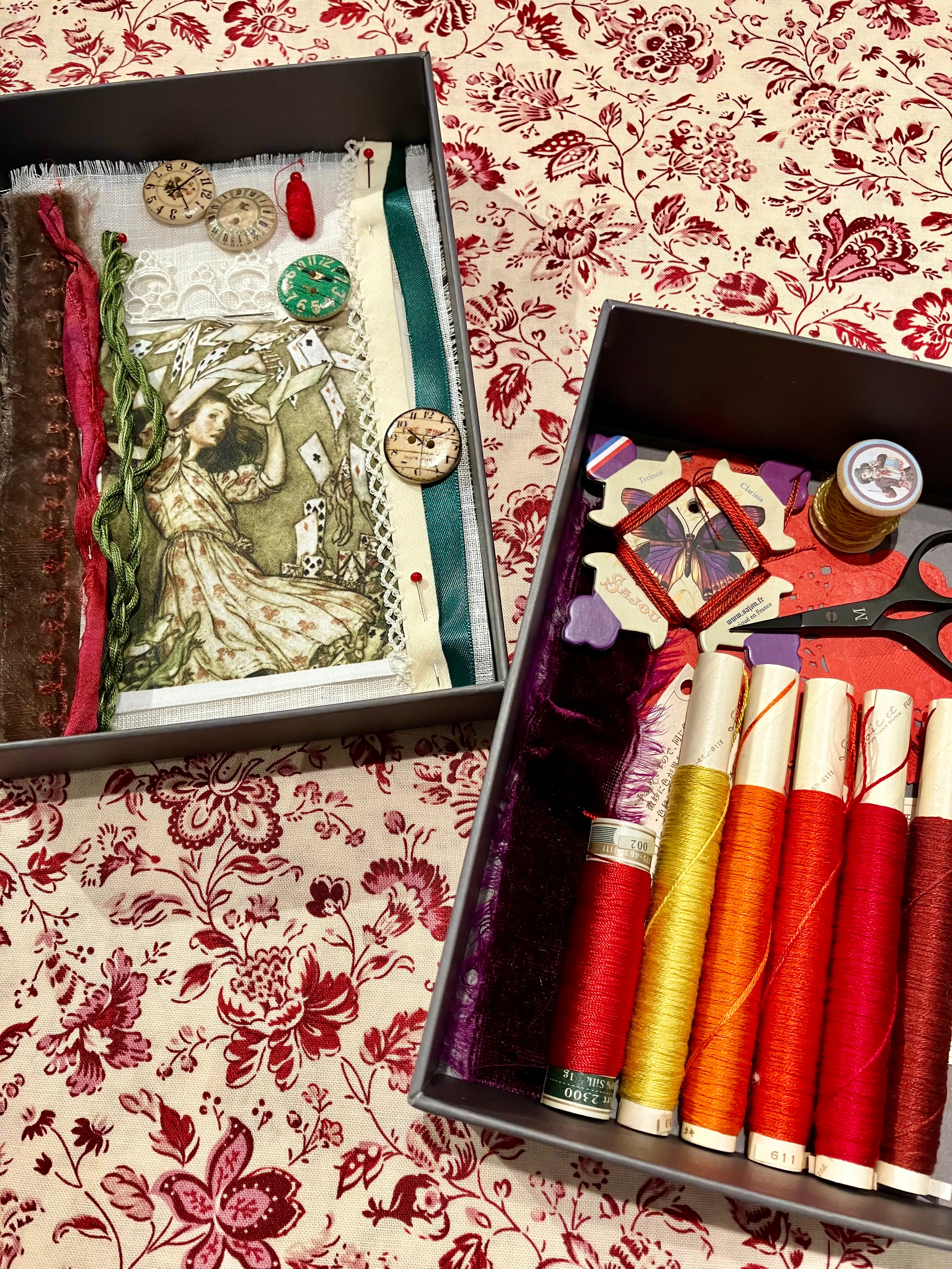 Hand Embroidery Kit: Alice in Wonderland Theme 2