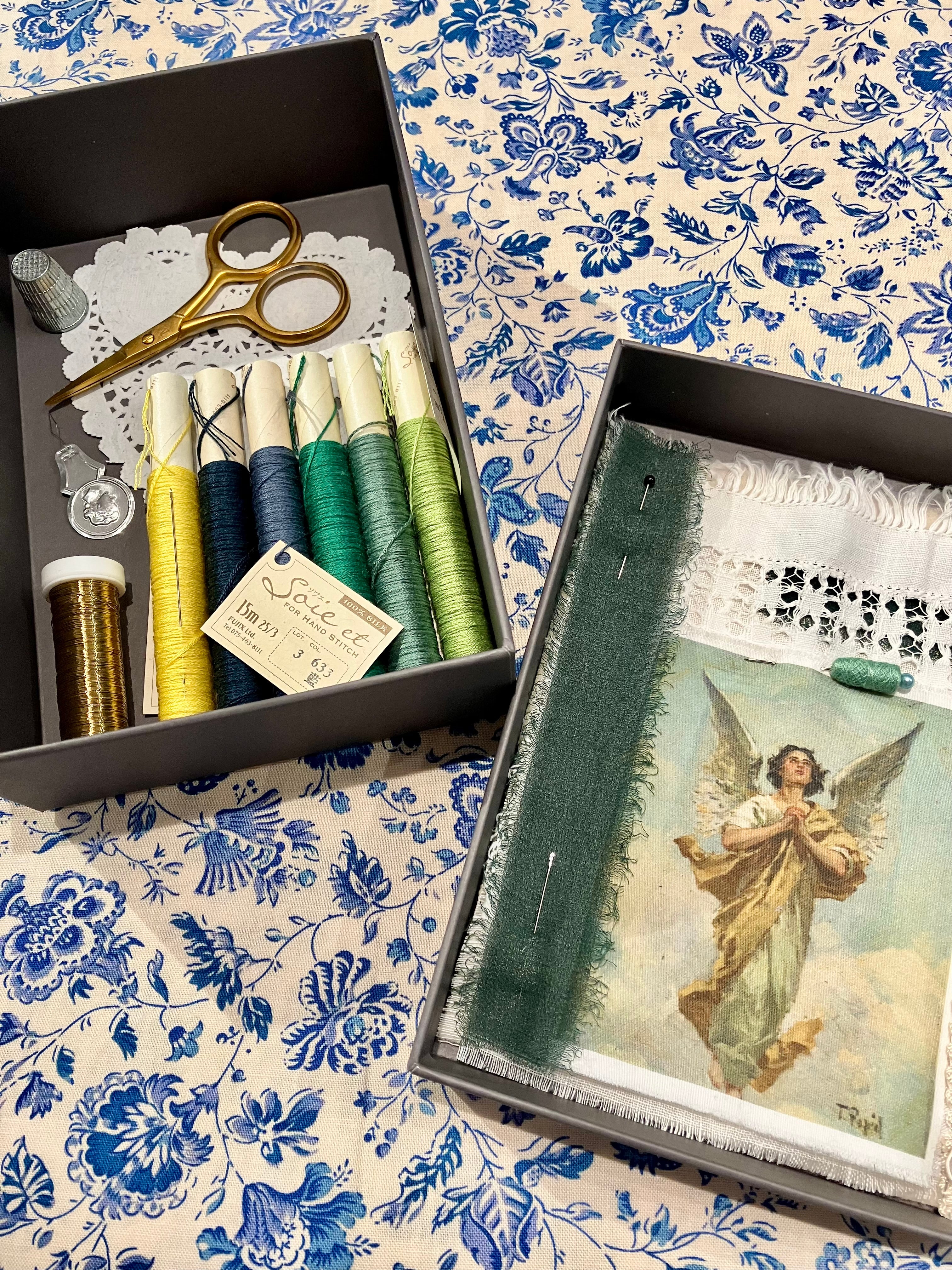 Hand Embroidery Kit: Angel Theme 2