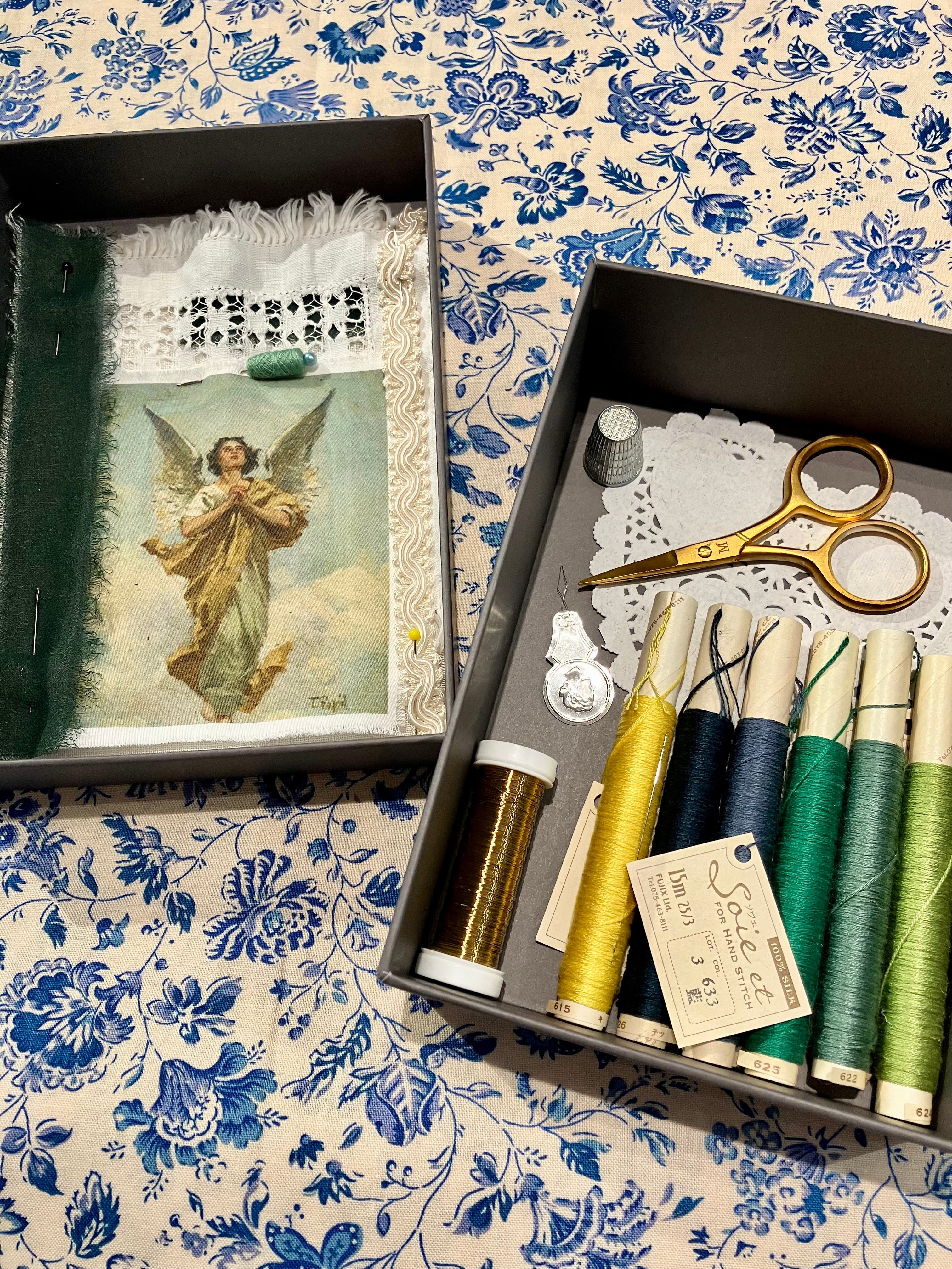 Hand Embroidery Kit: Angel Theme 2