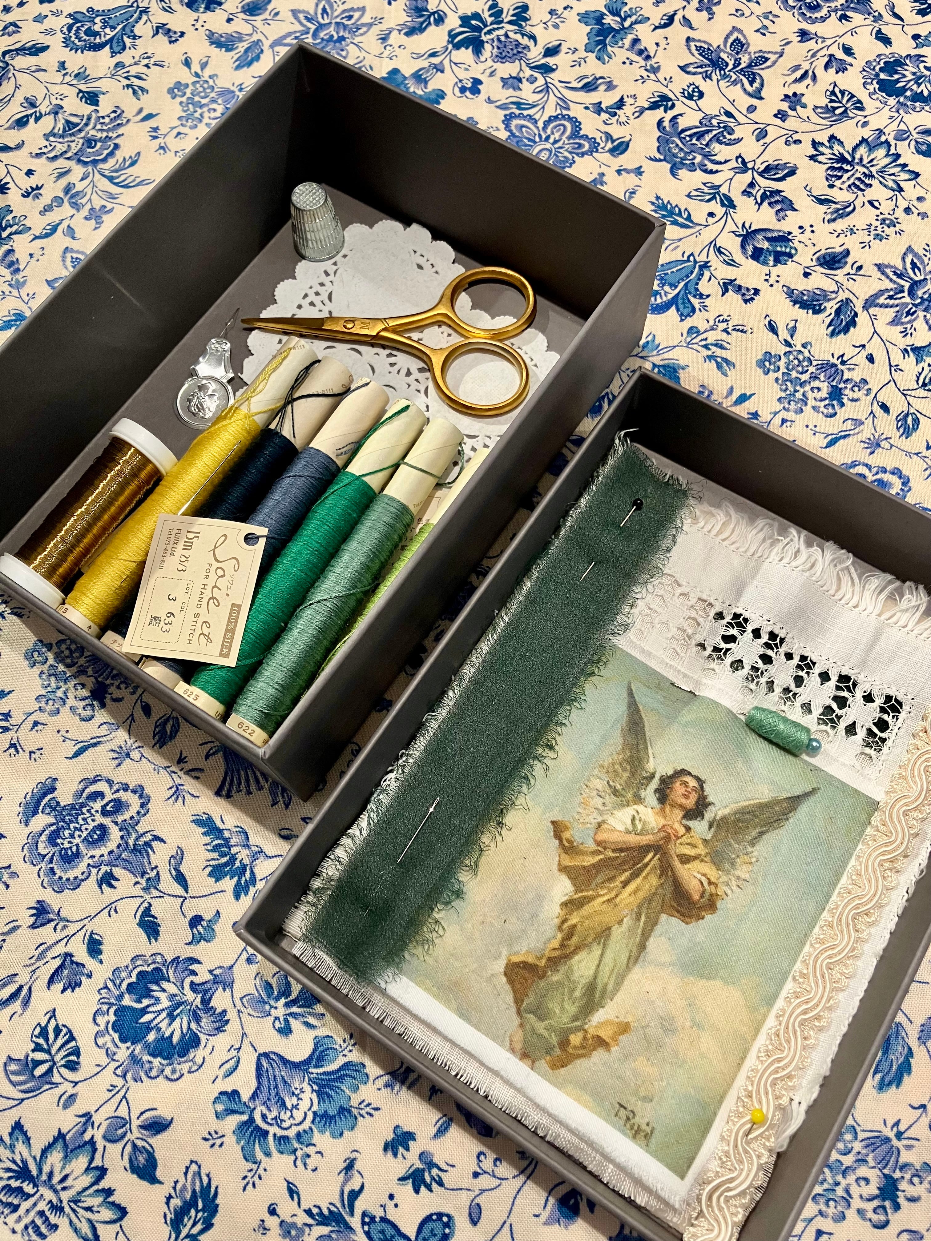 Hand Embroidery Kit: Angel Theme 2