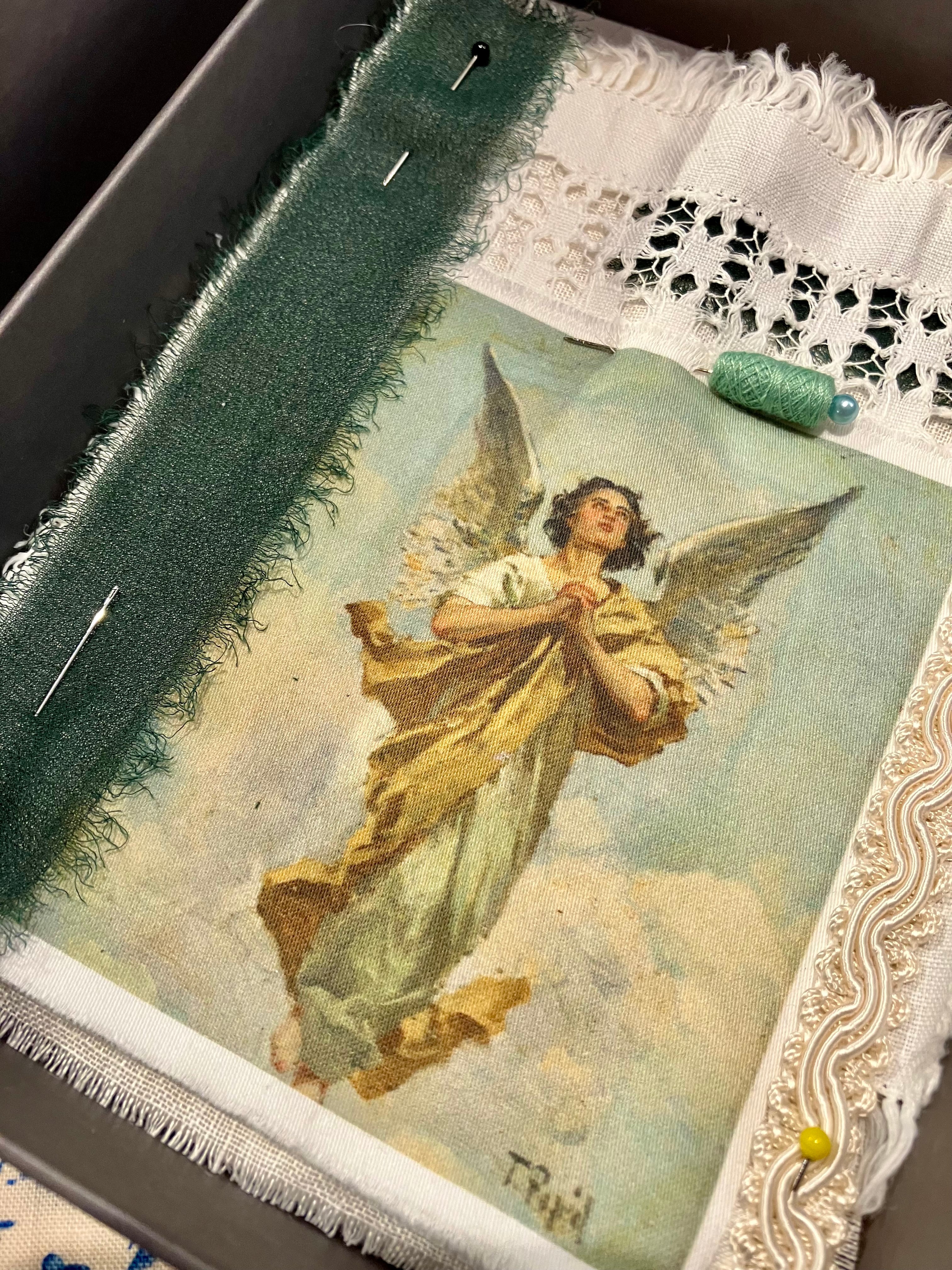 Hand Embroidery Kit: Angel Theme 2