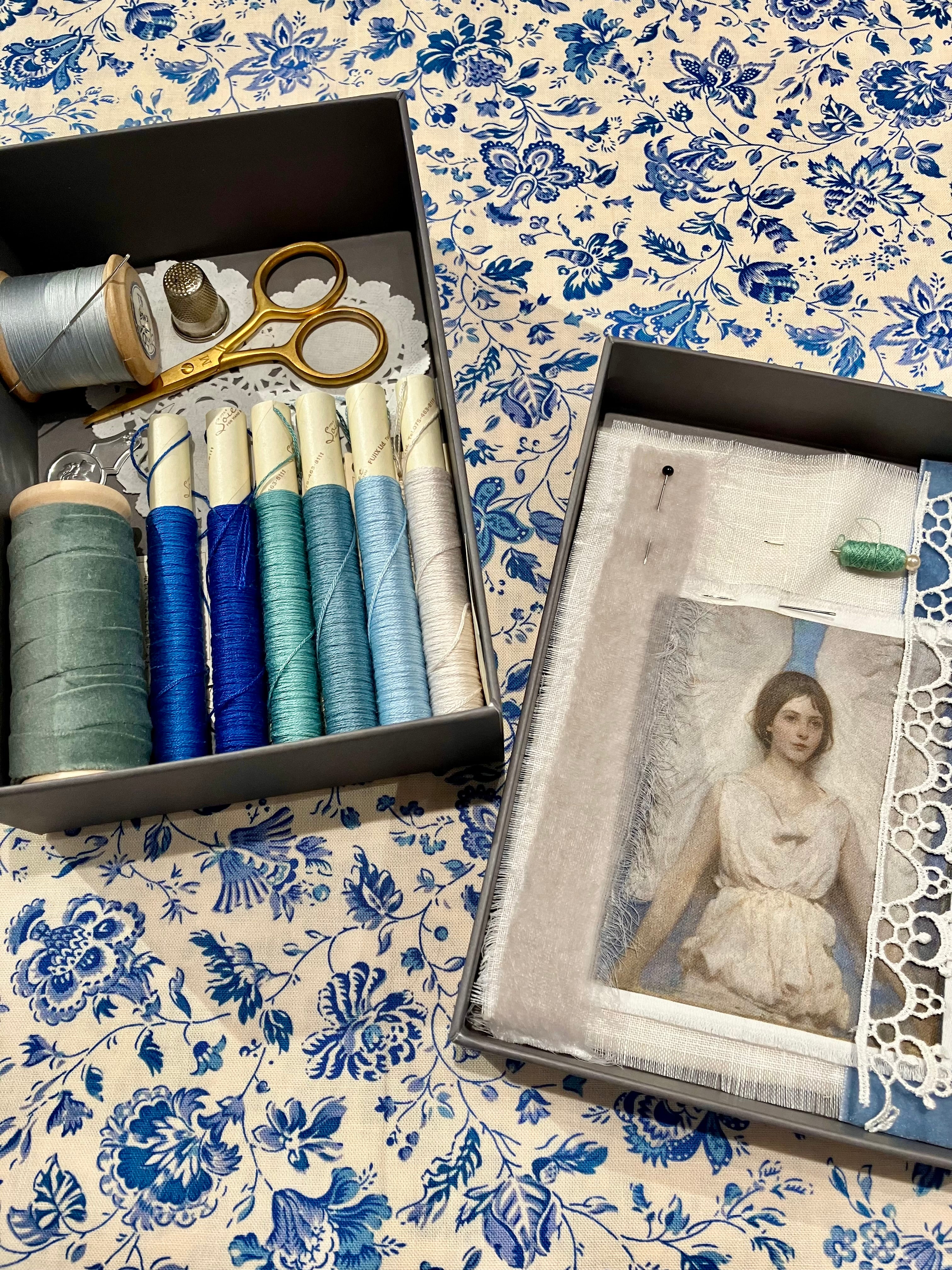 Hand Embroidery Kit: Angel Theme