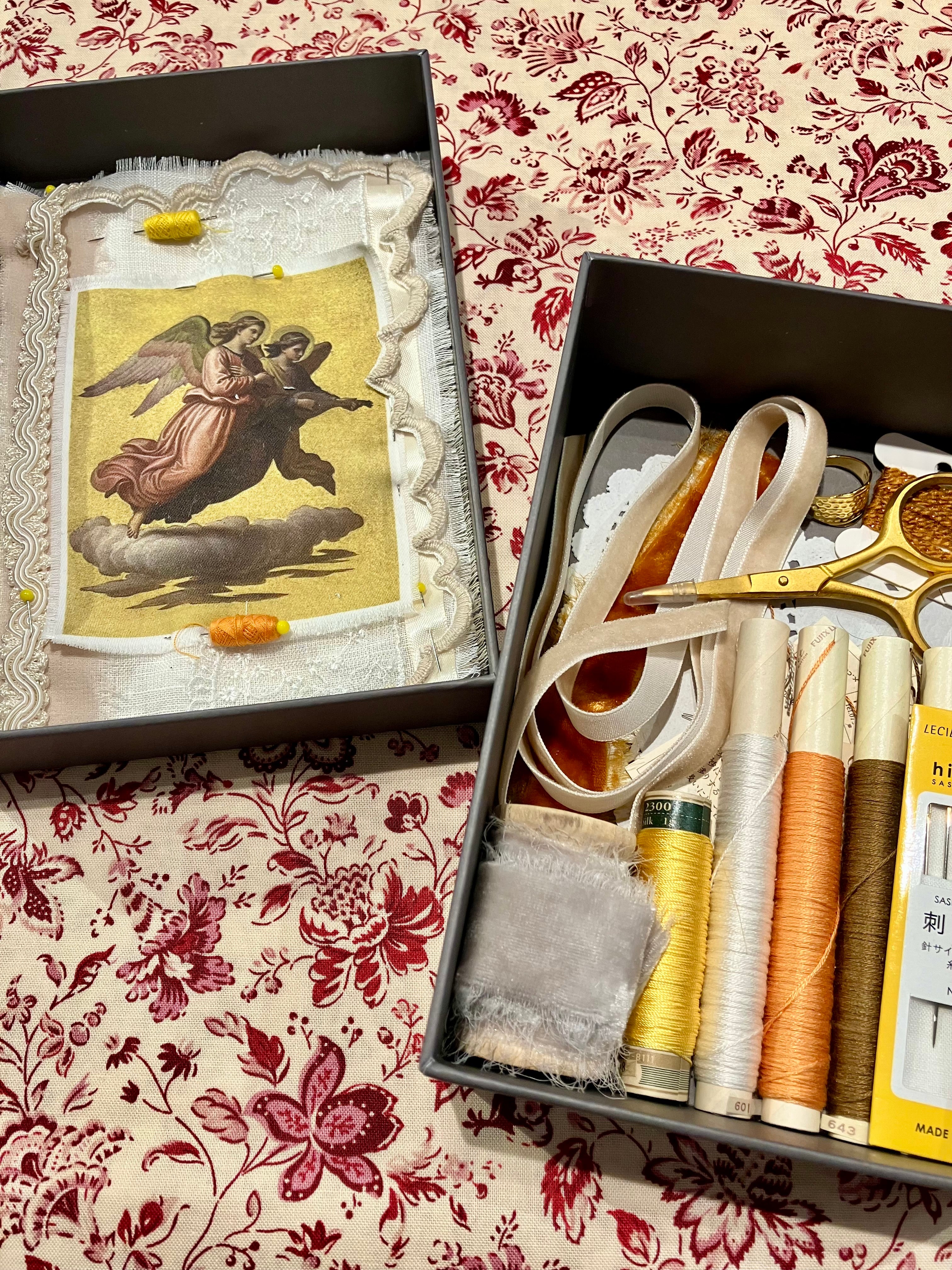 Hand Embroidery Kit: Angel Theme 3