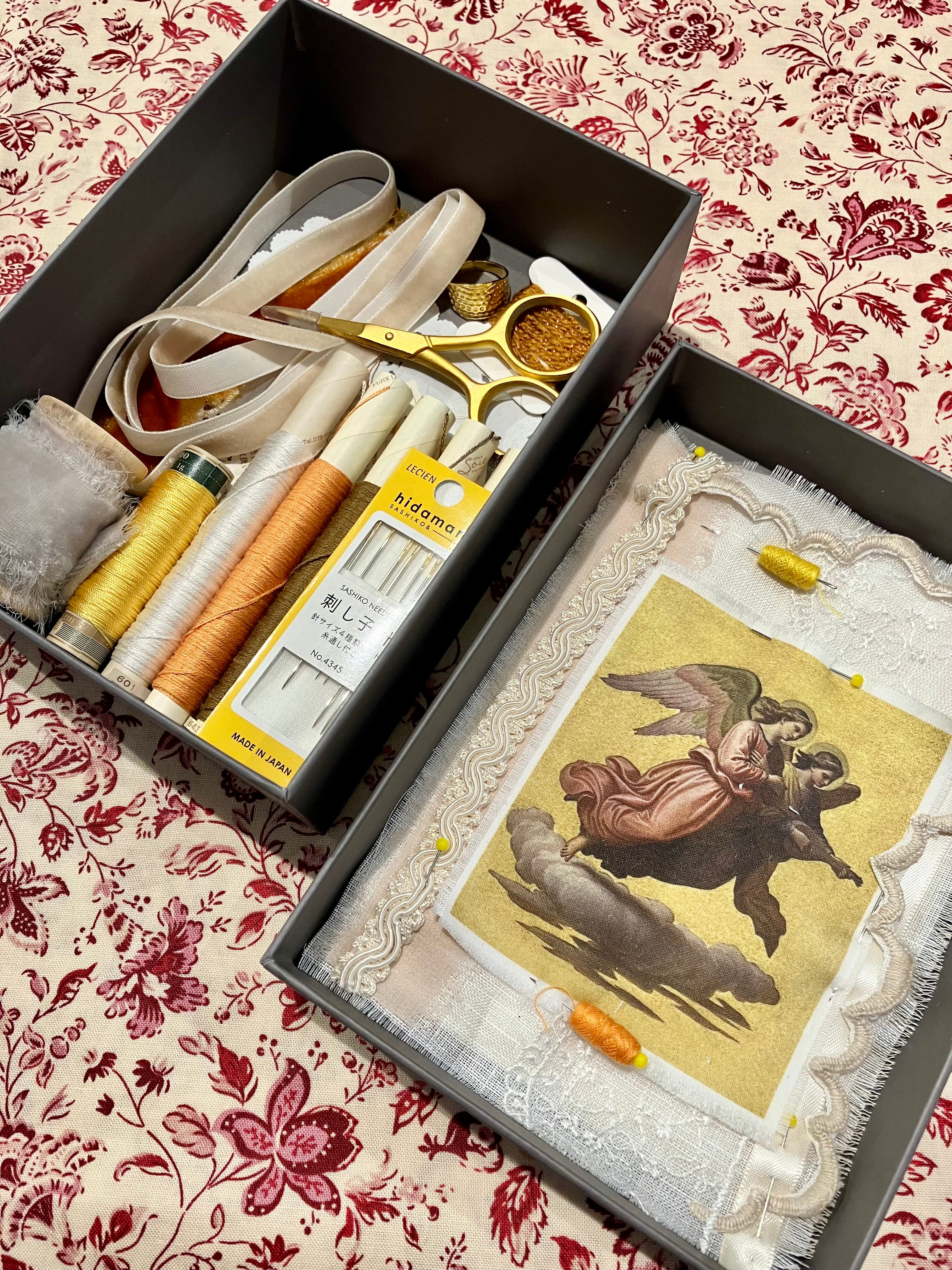 Hand Embroidery Kit: Angel Theme 3