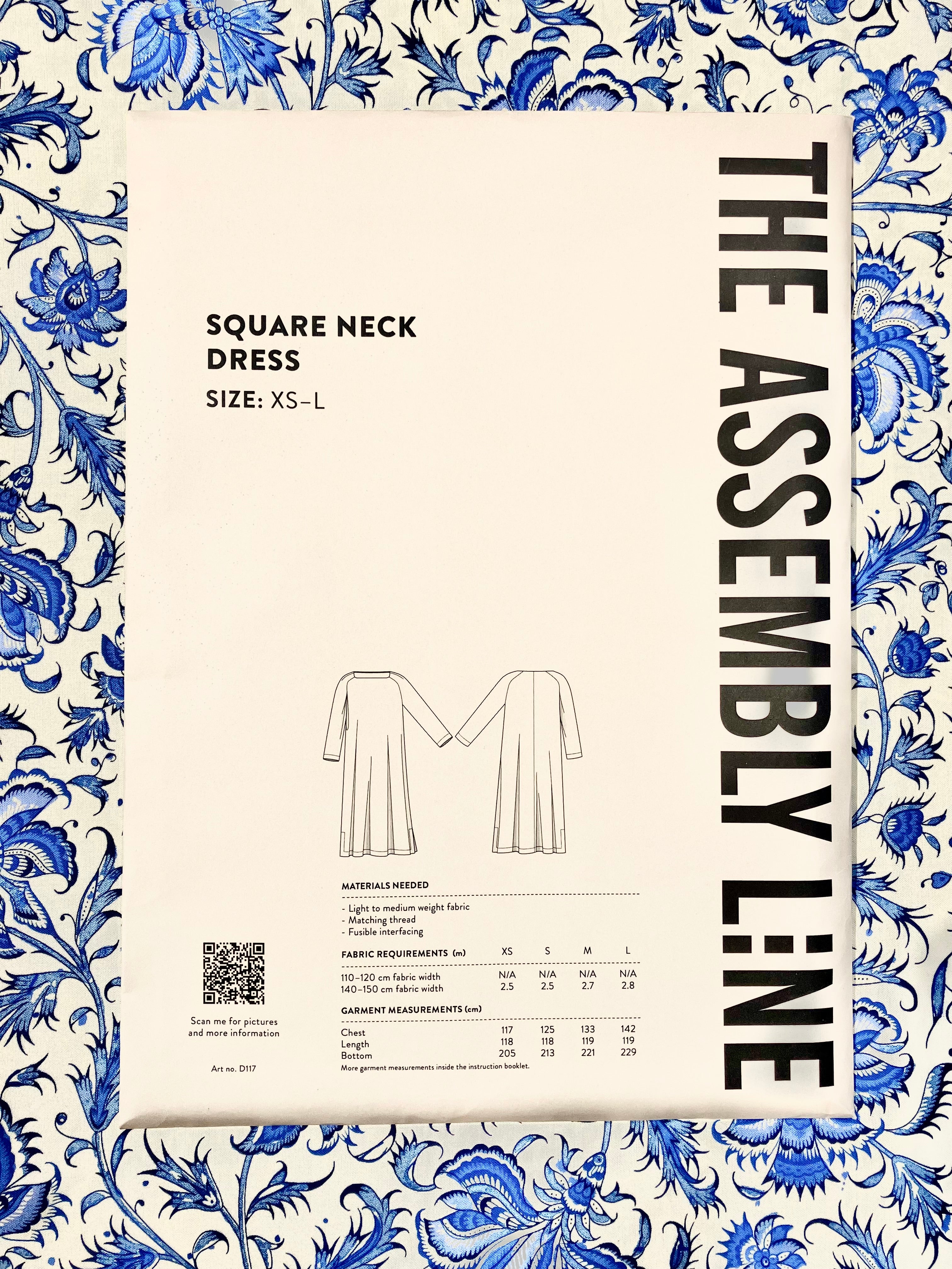 The Assembly Line: Square Neck Dress Pattern – Seam Haberdashery
